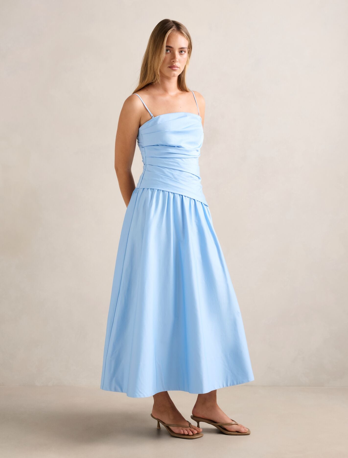 Ashton Ruched Midi Dress Forever New