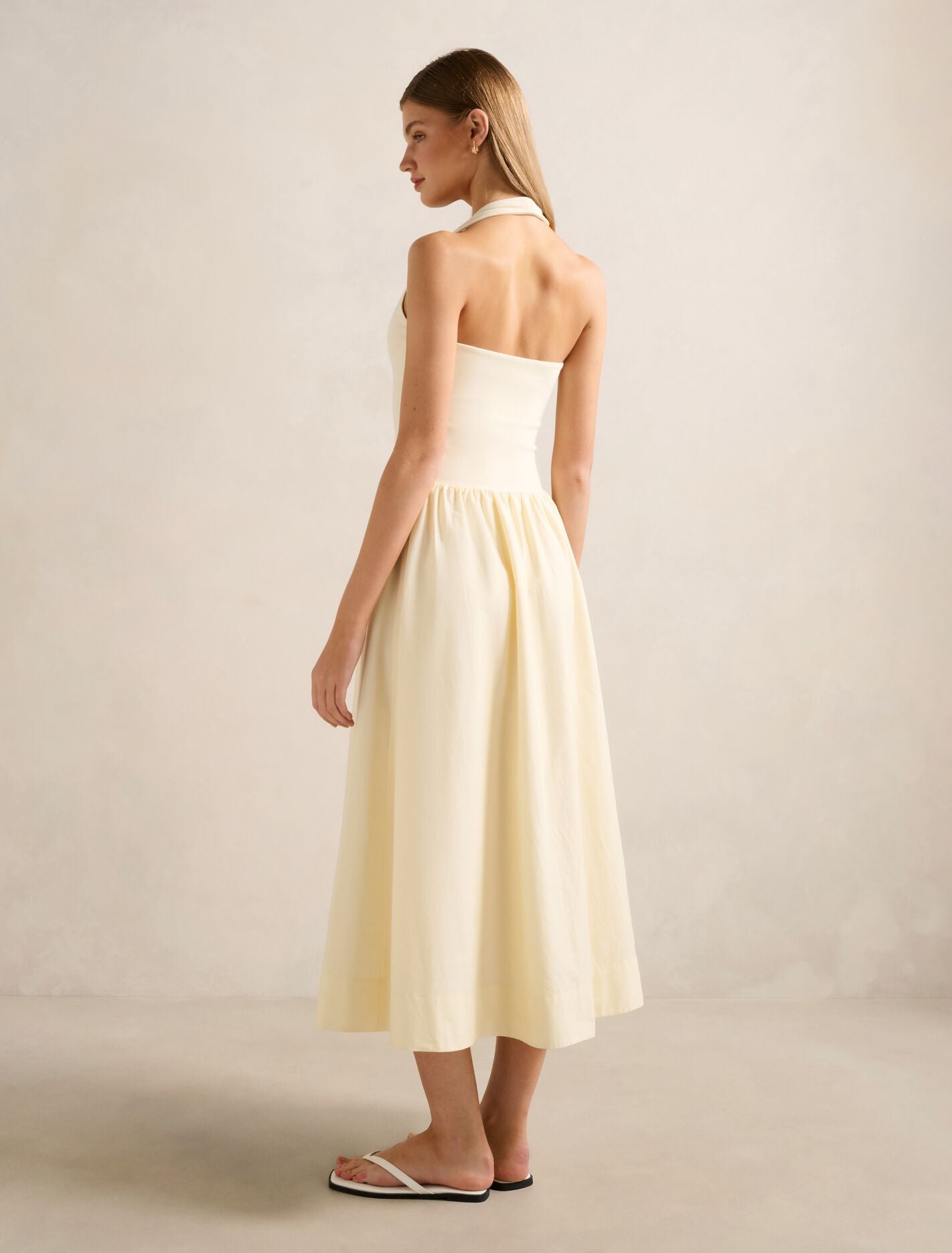 Margot 2 In 1 Halter Midi Dress