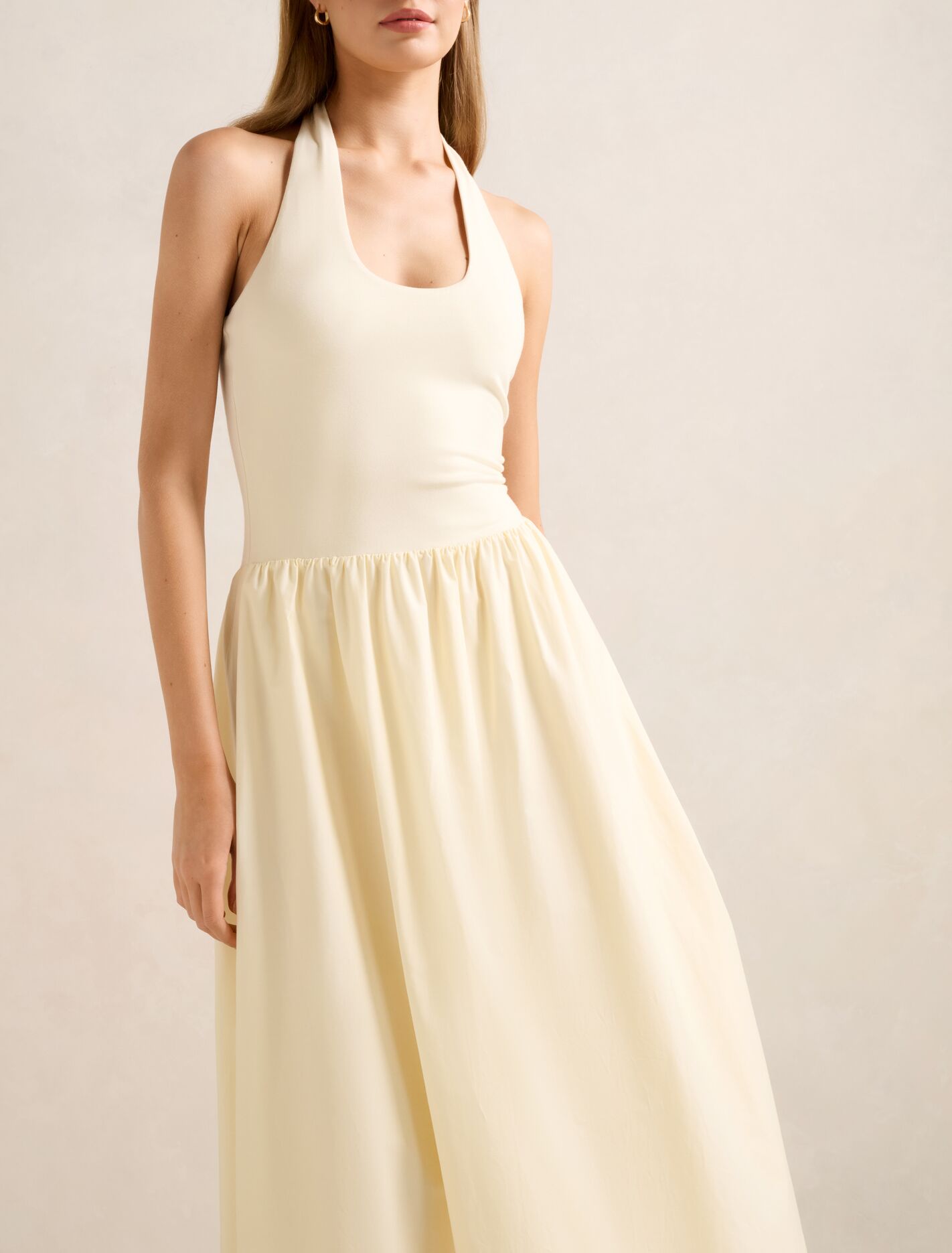 Margot 2 In 1 Halter Midi Dress