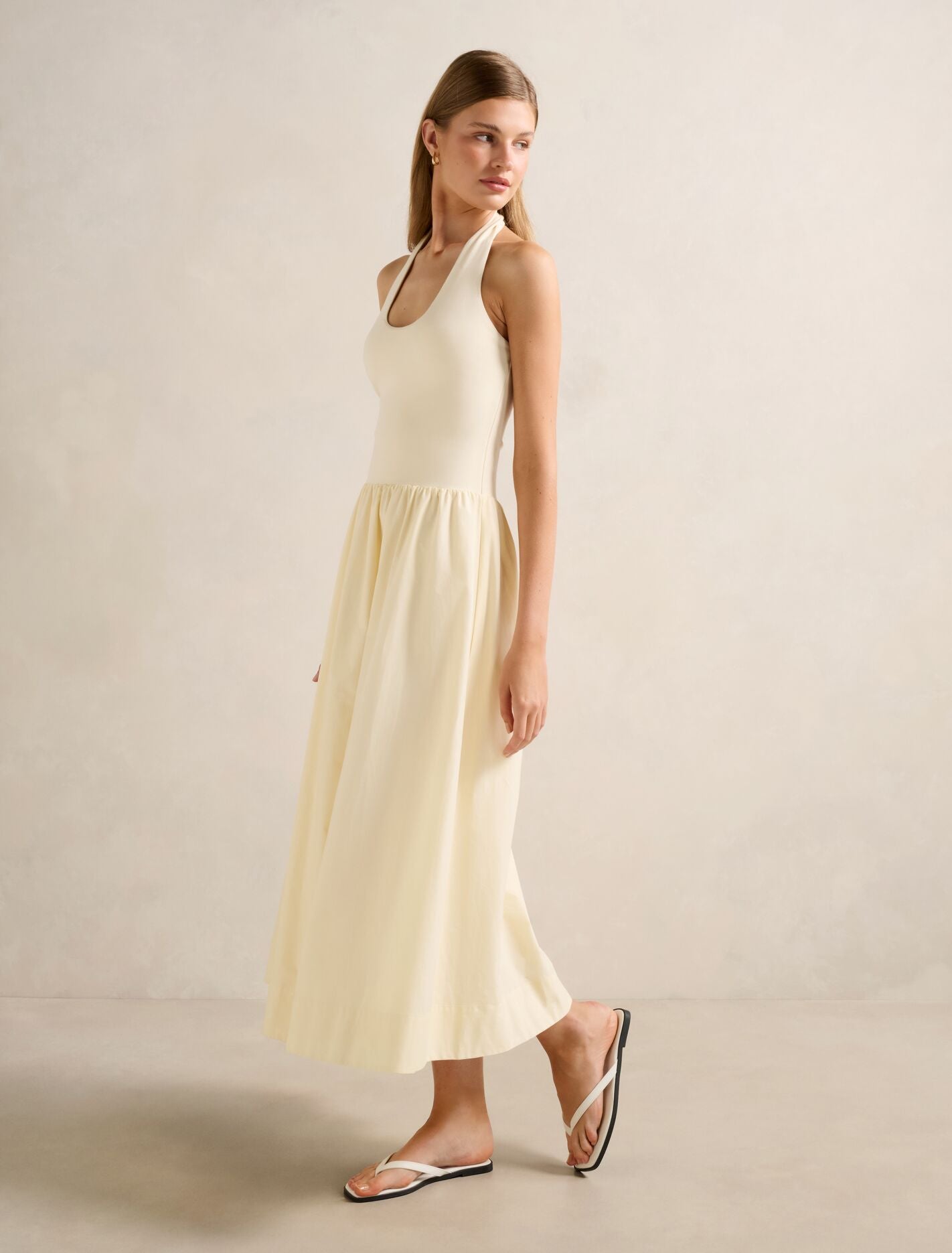 Margot 2 In 1 Halter Midi Dress