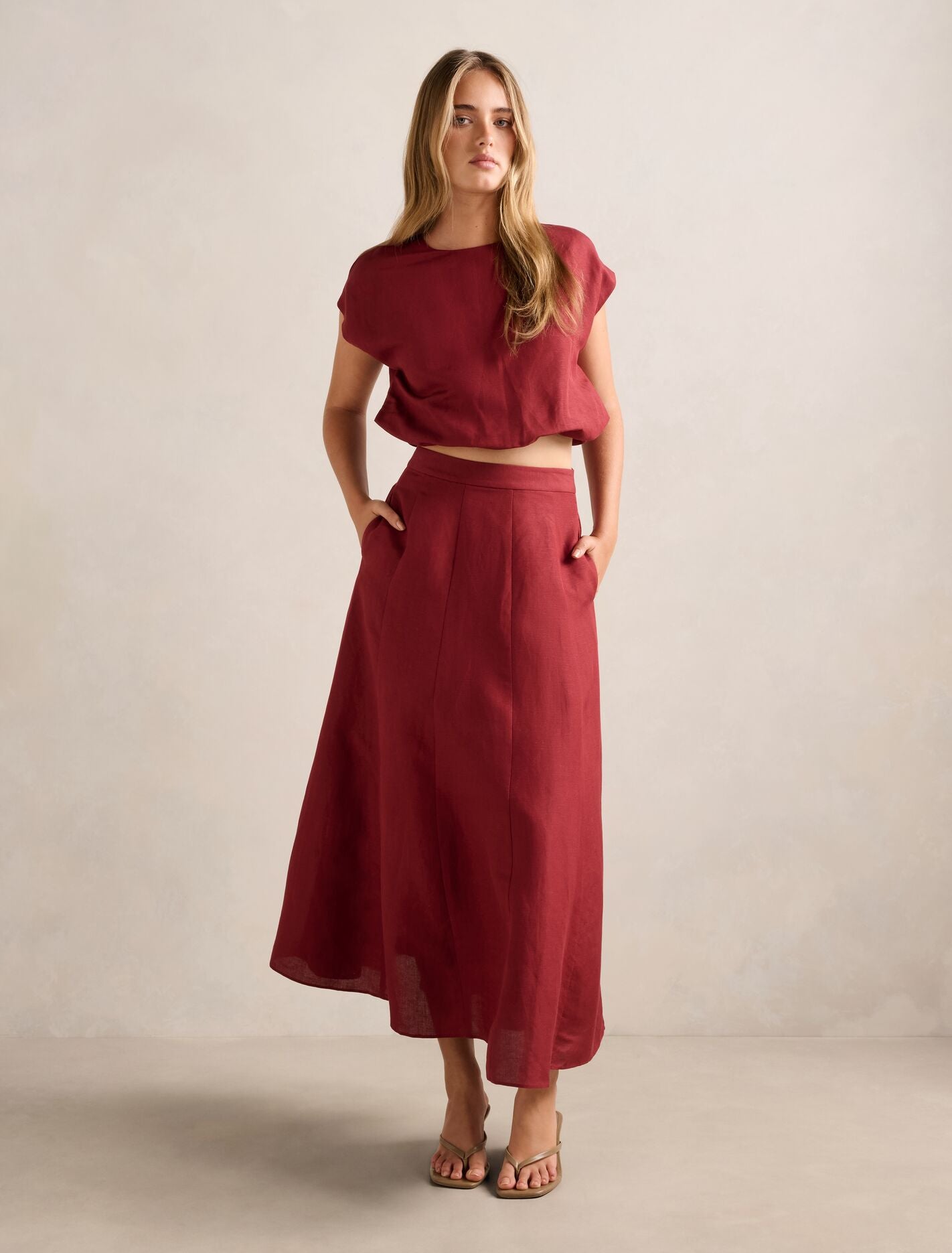 Georgina Bubble Hem Top