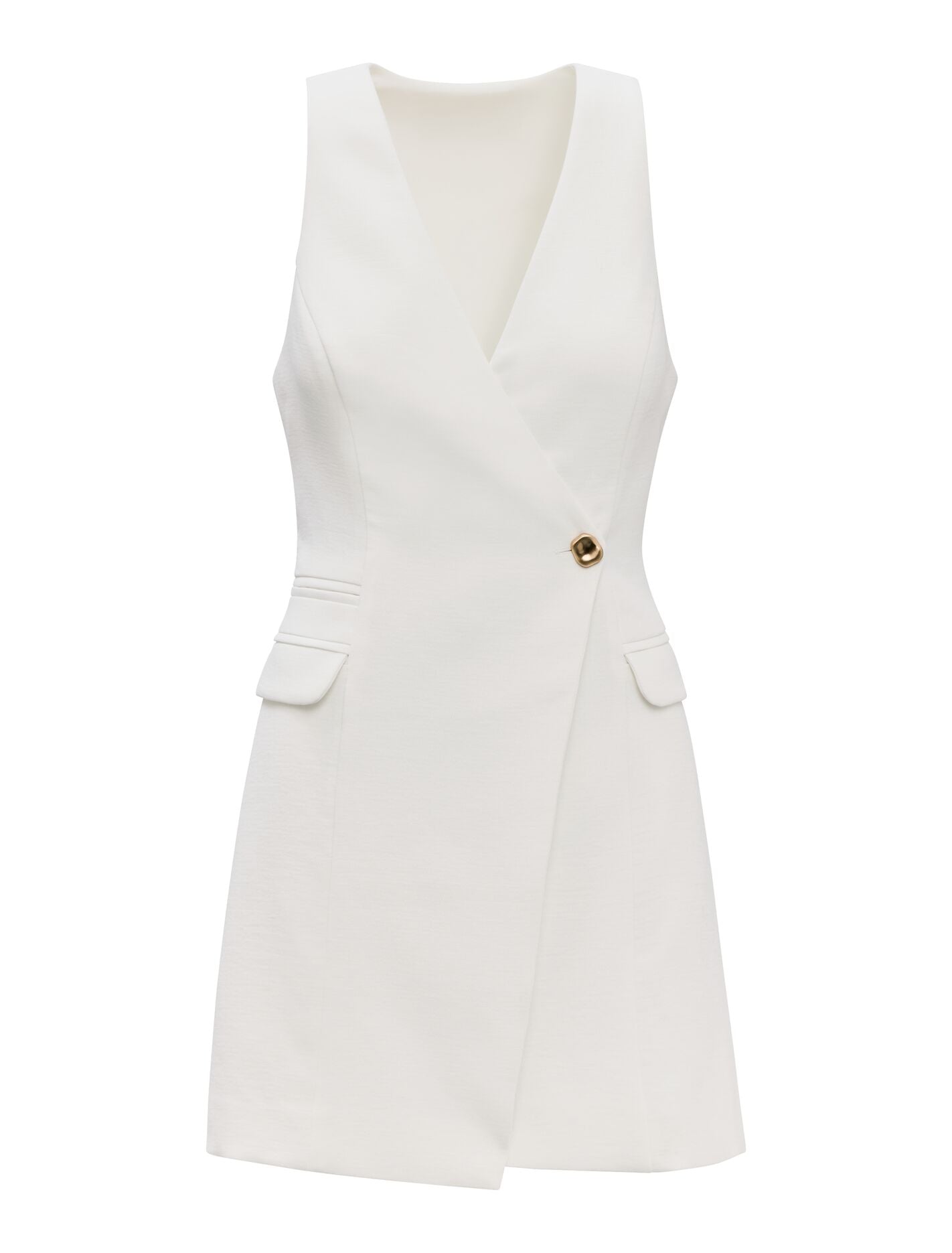 Alina Wrap Halter Mini Dress