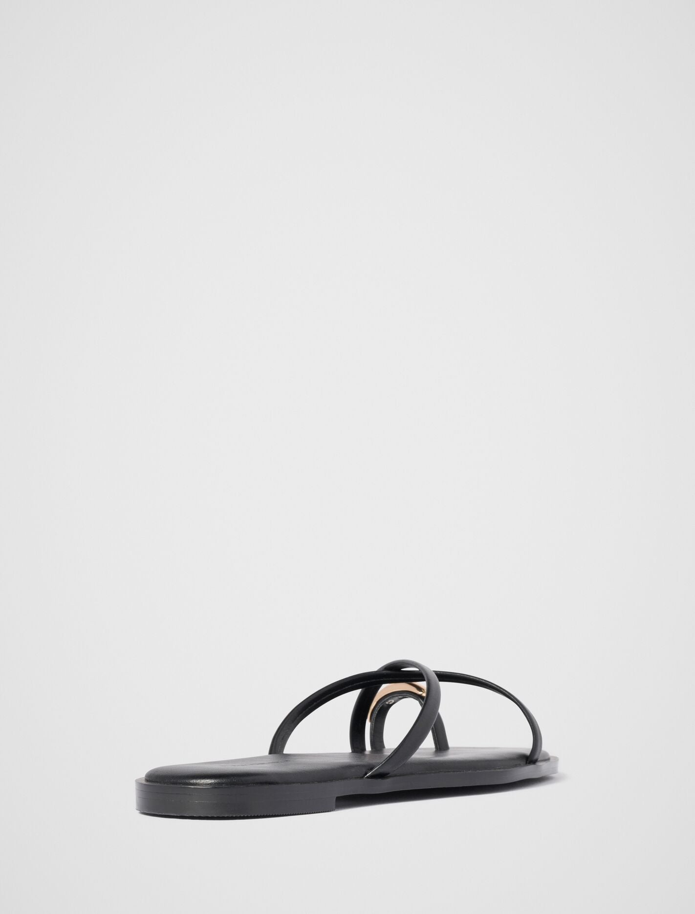 Brynn Toe Thong Trim Flat Sandal Forever New