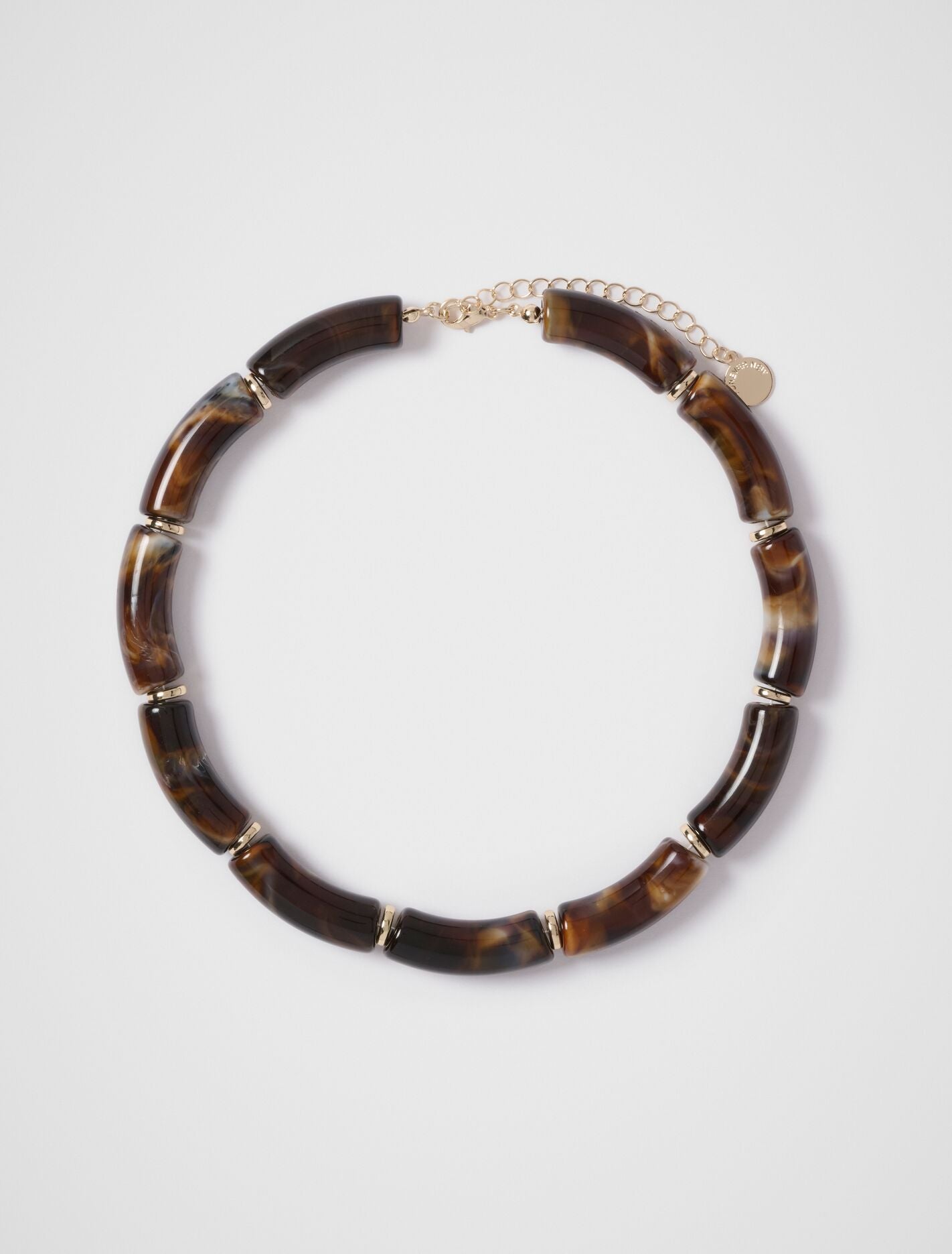 Maya Rectangle Bead Necklace
