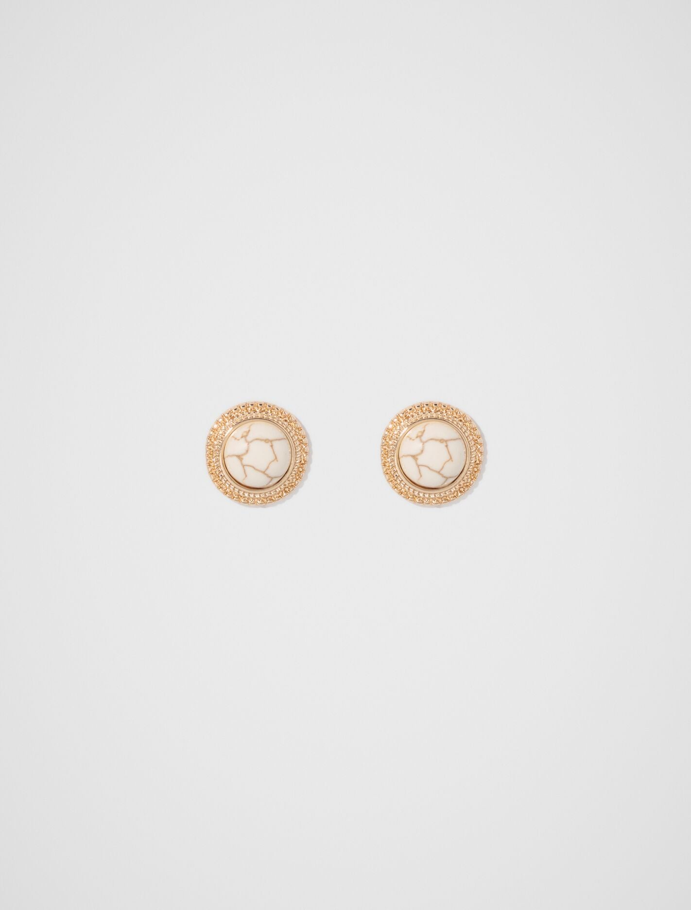 Ashley Marble Stud Earrings