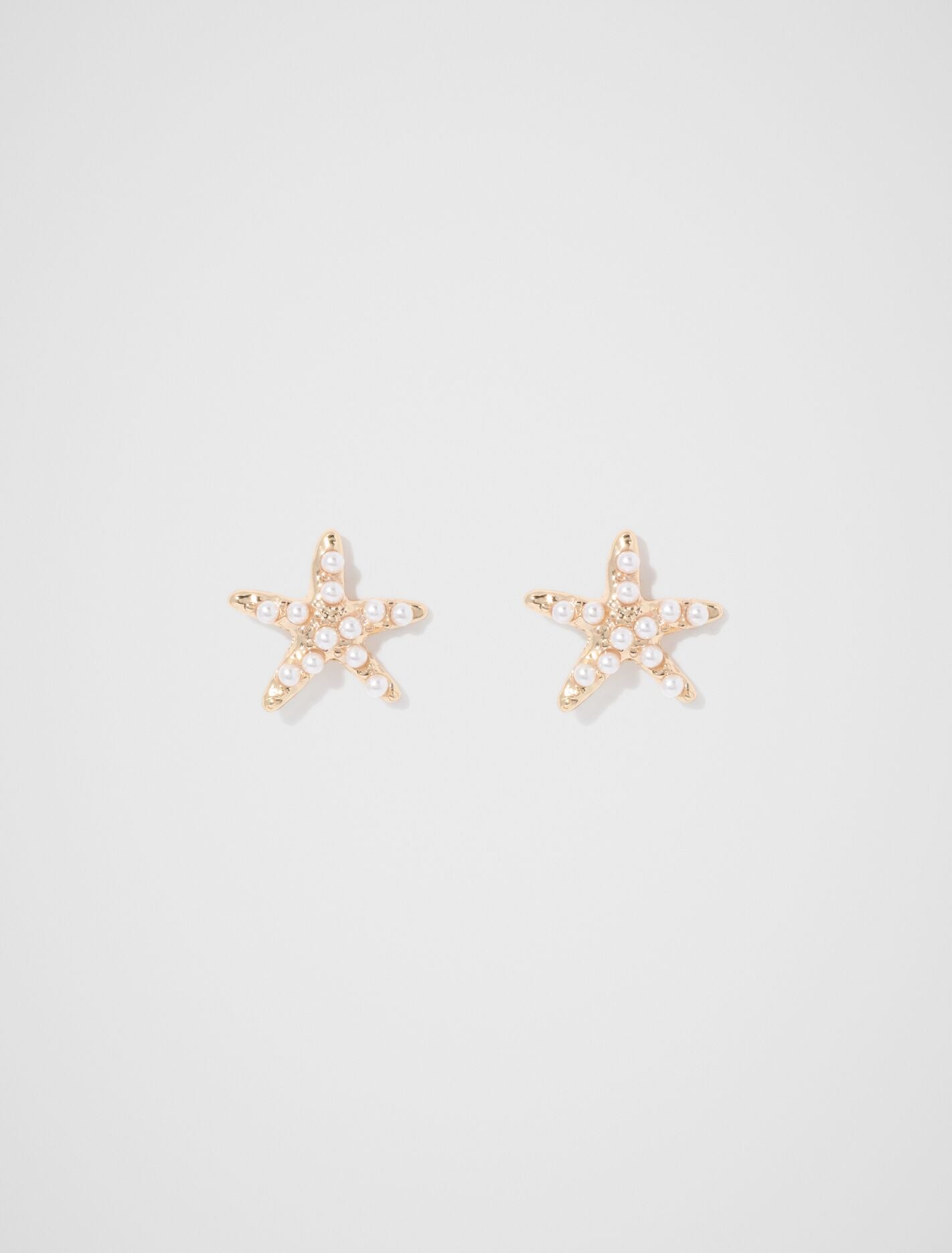 Eliza Starfish Pearl Earrings
