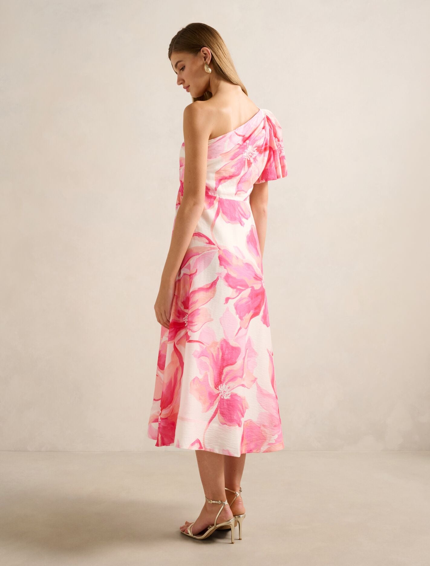 Mattea One Shoulder Midi Dress