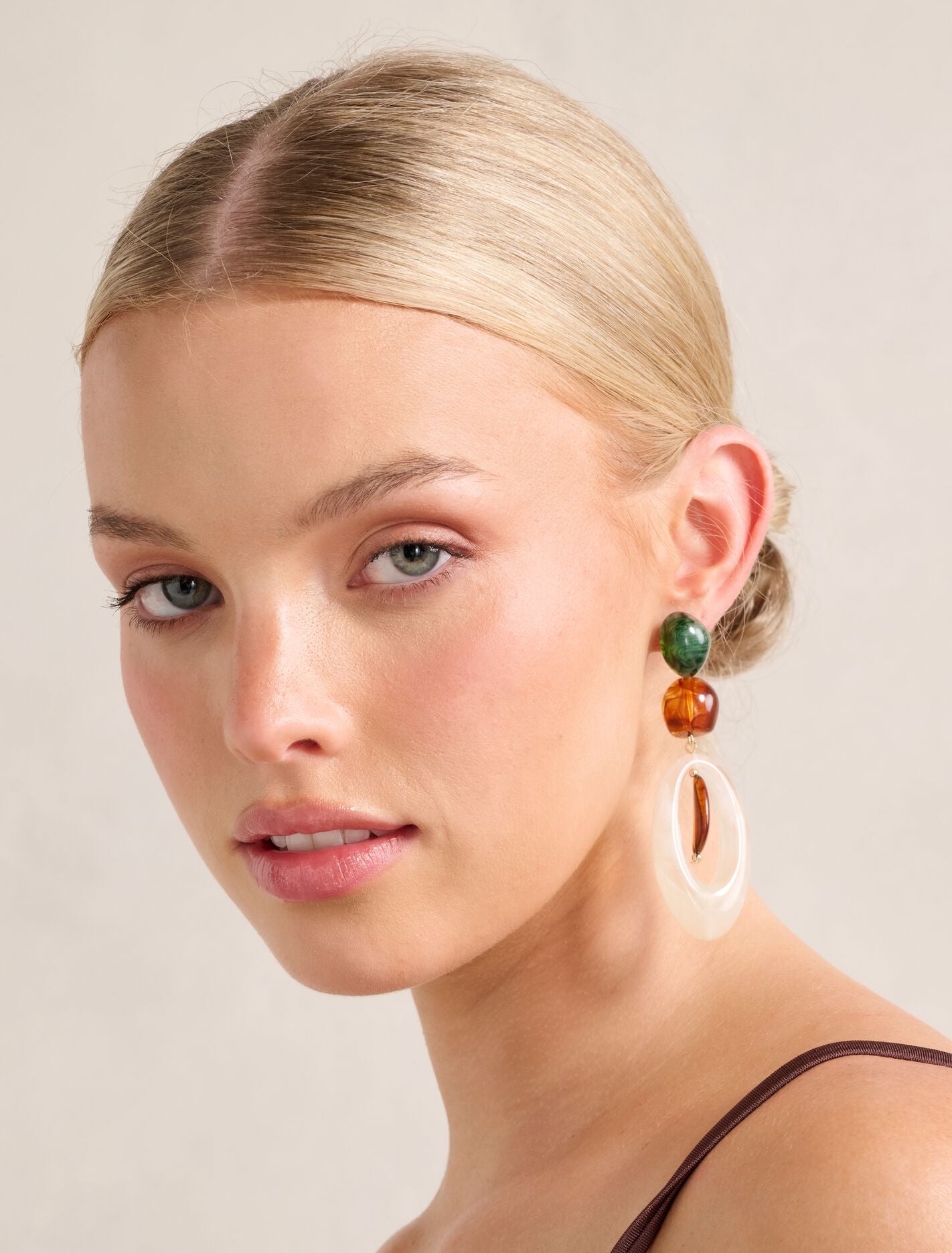 Signature Harper Multi Stone Drop Earrings 0 Multi Forever New
