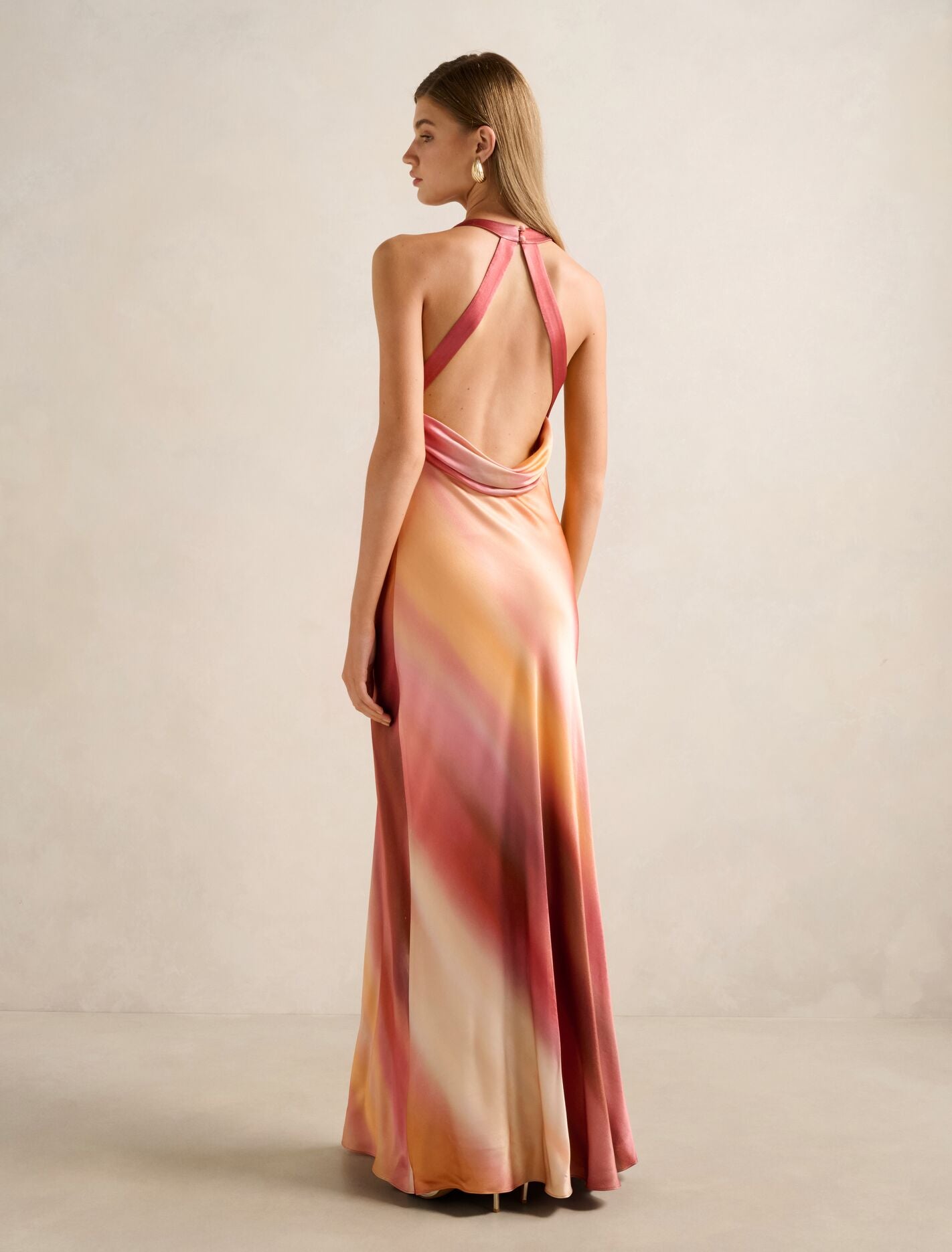 Andie Satin Backless Maxi Dress