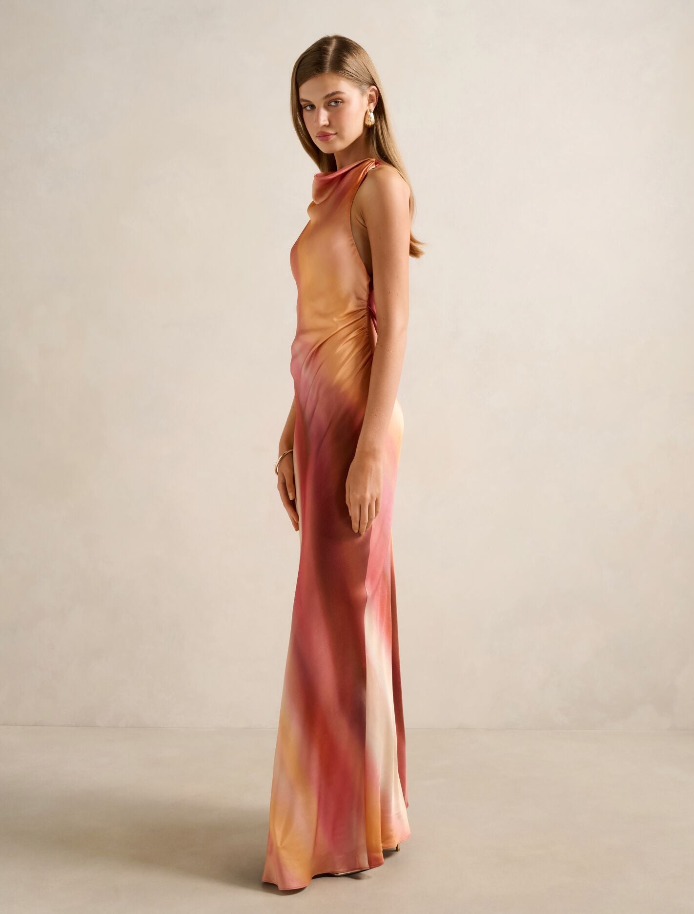 Andie Satin Backless Maxi Dress