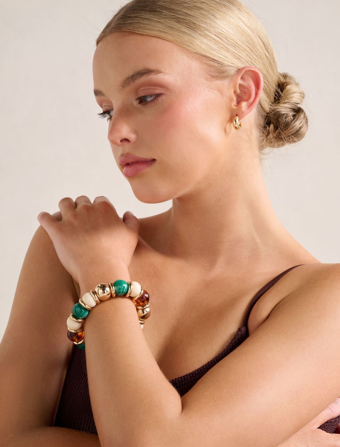 Signature Eloise Statement Bead Bracelet 0 Multi Forever New
