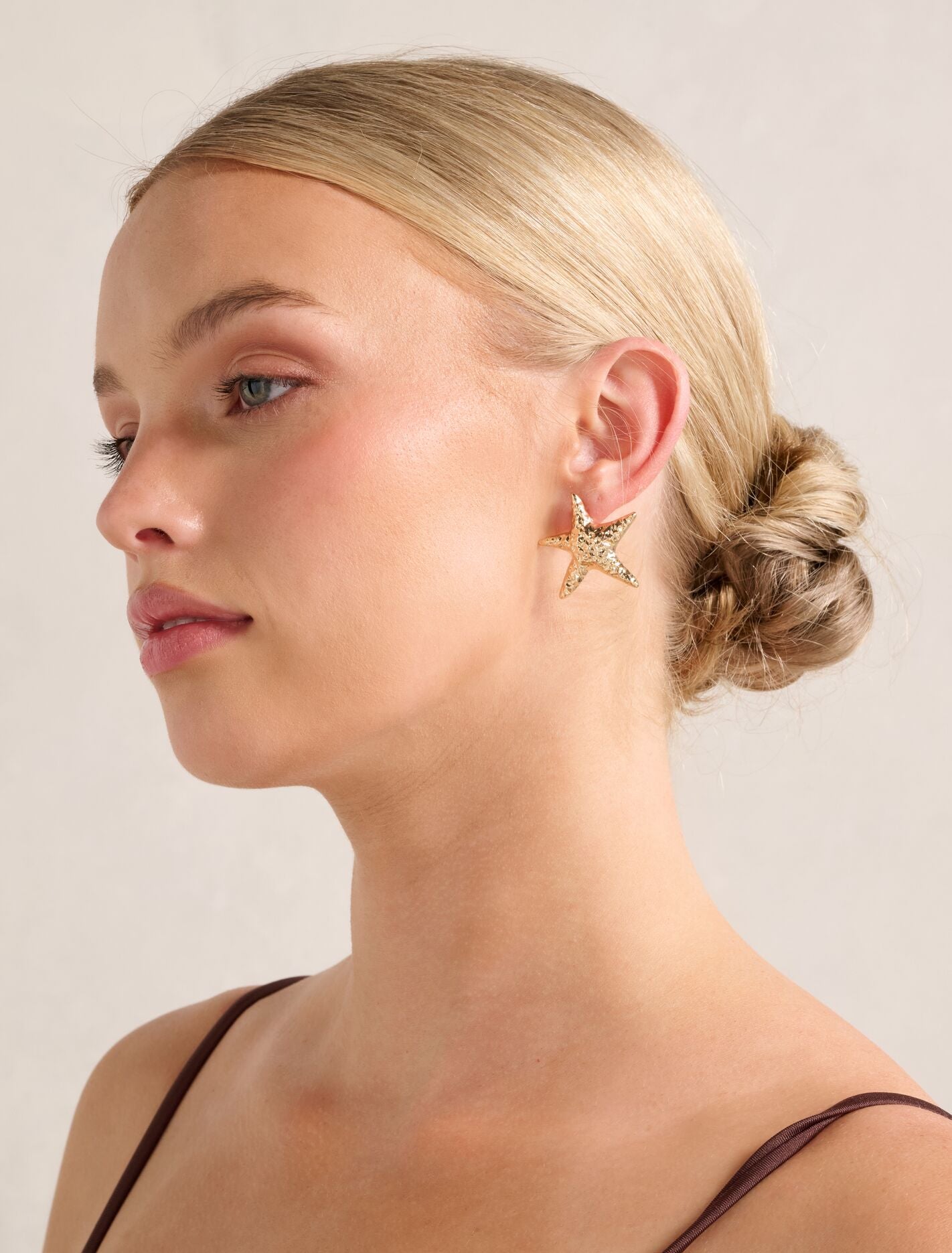 Signature Scarlett Molten Starfish Earrings 0 Gold Forever New