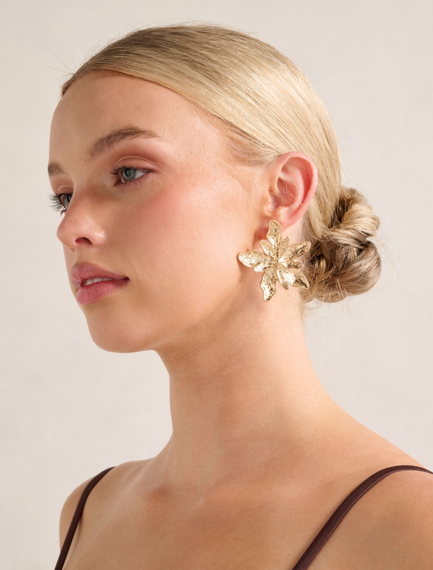 Signature Josephine Large Flower Earrings