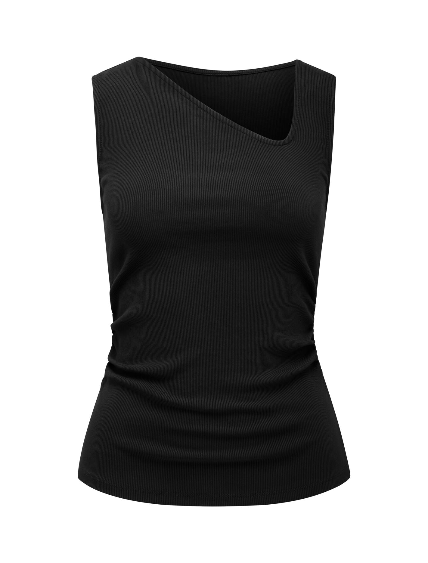 Fleur Asymm Neck Tank Top