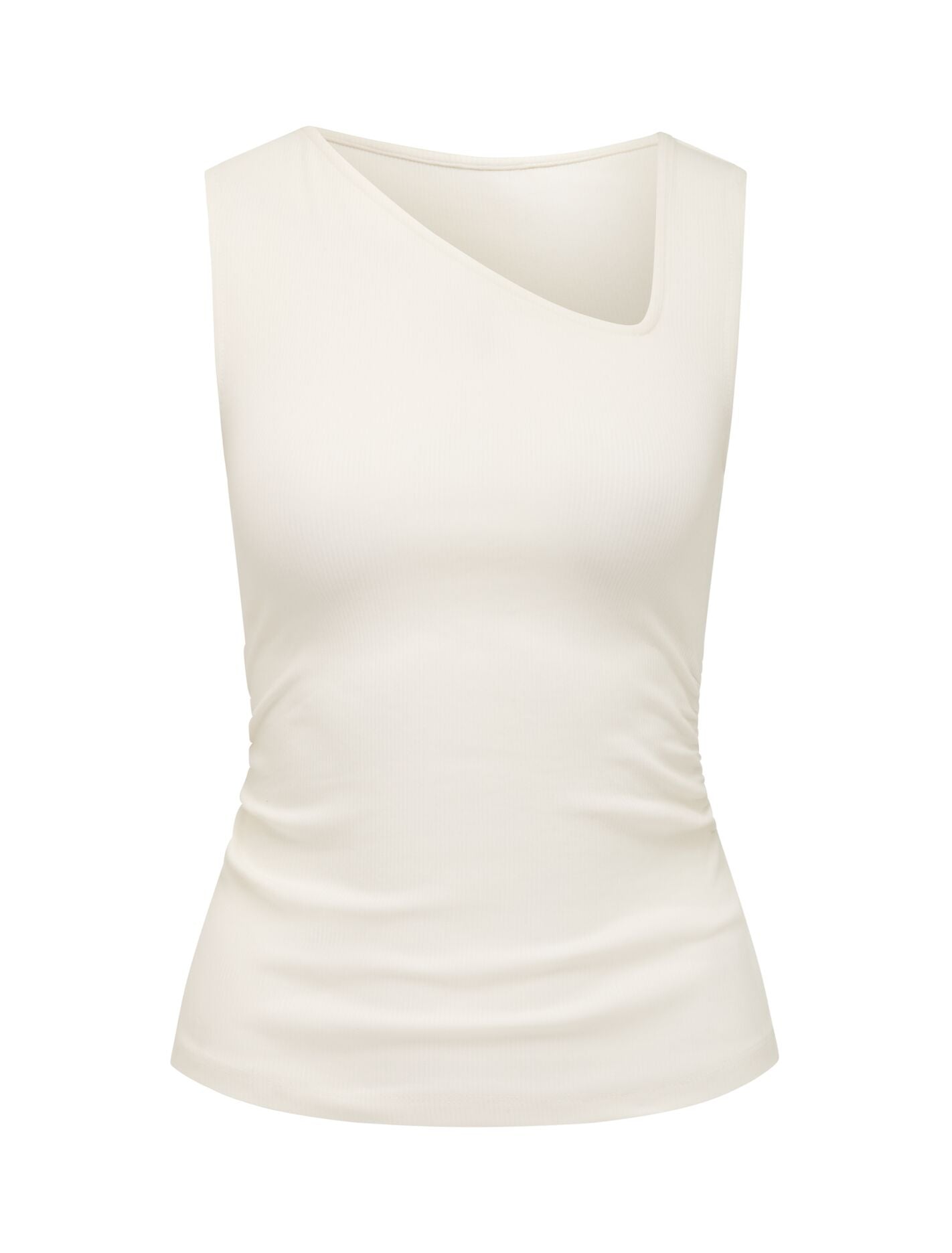 Fleur Asymm Neck Tank Top