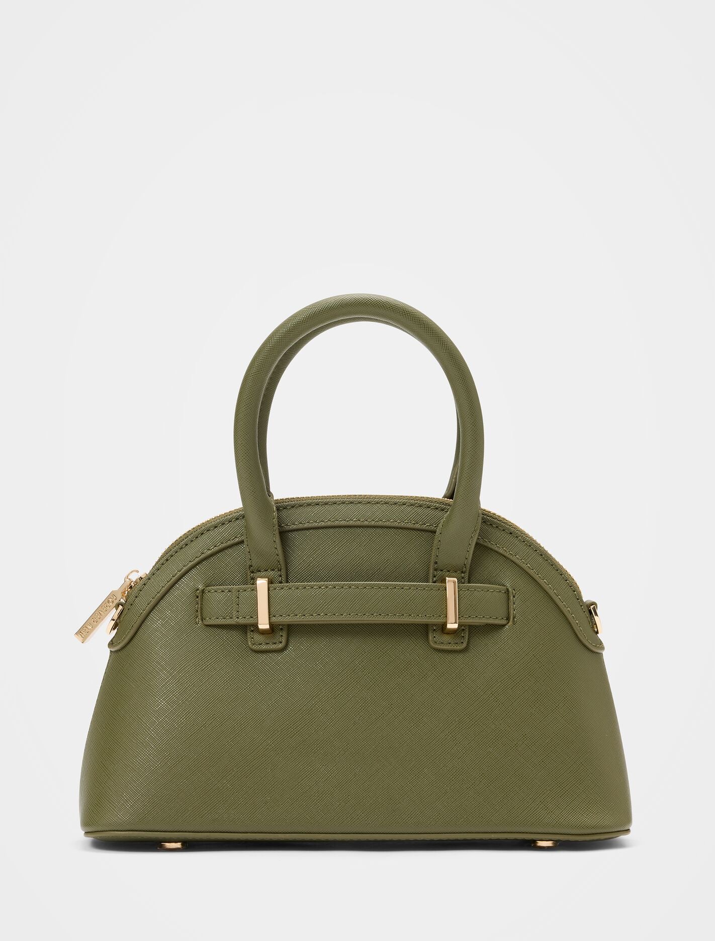 Indiana Bowler Bag 0 Olive Saffiano Forever New