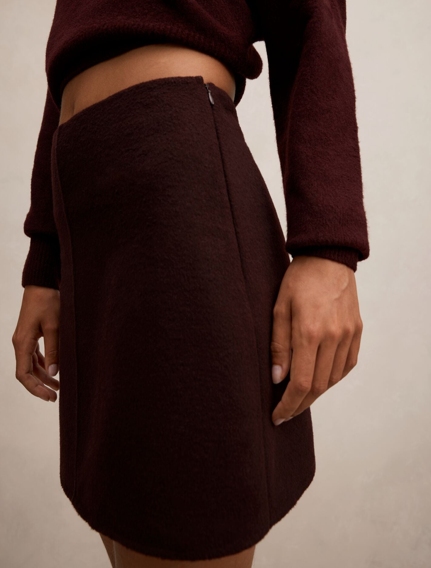 Addie Felled Mini Skirt Forever New