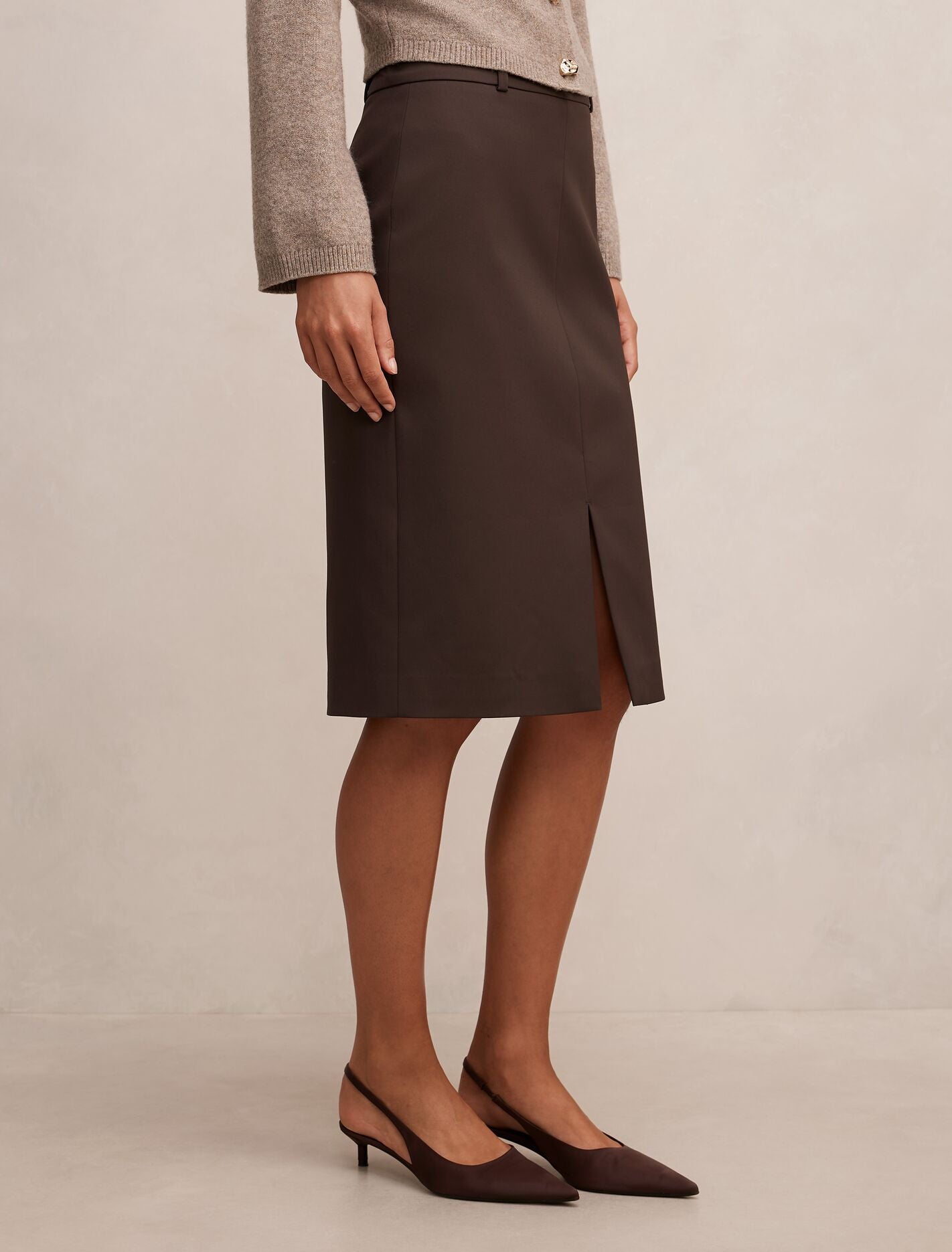 Lucy Belted Pencil Skirt Forever New