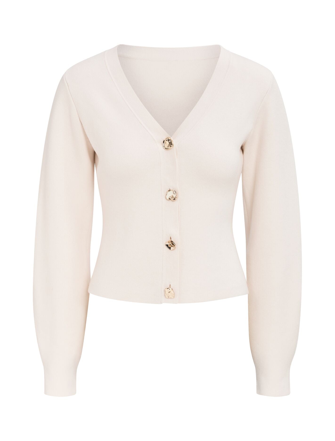 Arianna Sculpted Cardigan Vanilla | Forever New