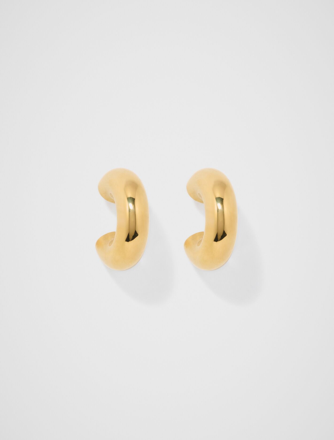 Sally Chubby Hoop Earrings 0 Gold Plated Forever New