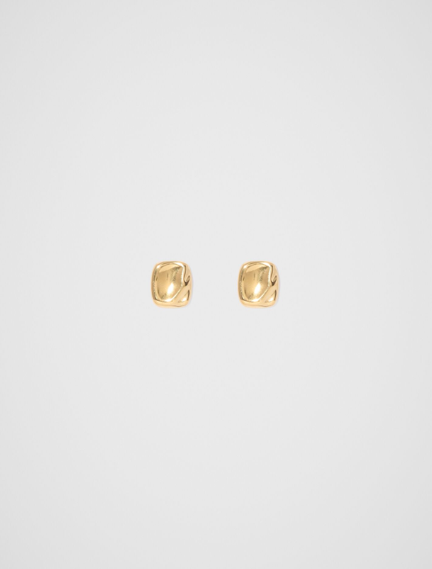 Lottie Organic Stud Earrings 0 Gold Plated Forever New