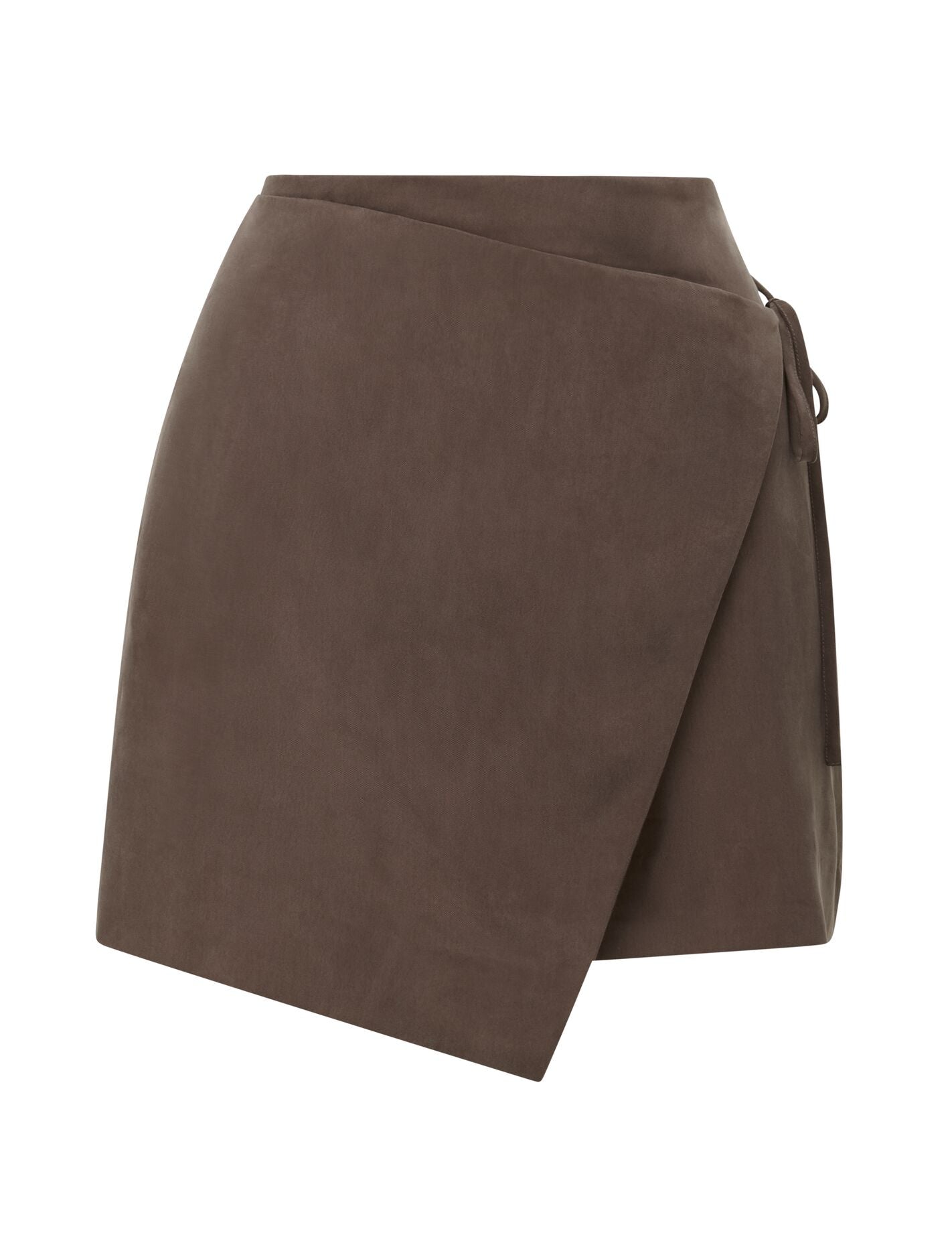 Allegra Cupro Wrap Skirt Chocolate Co-Ord A | Forever New