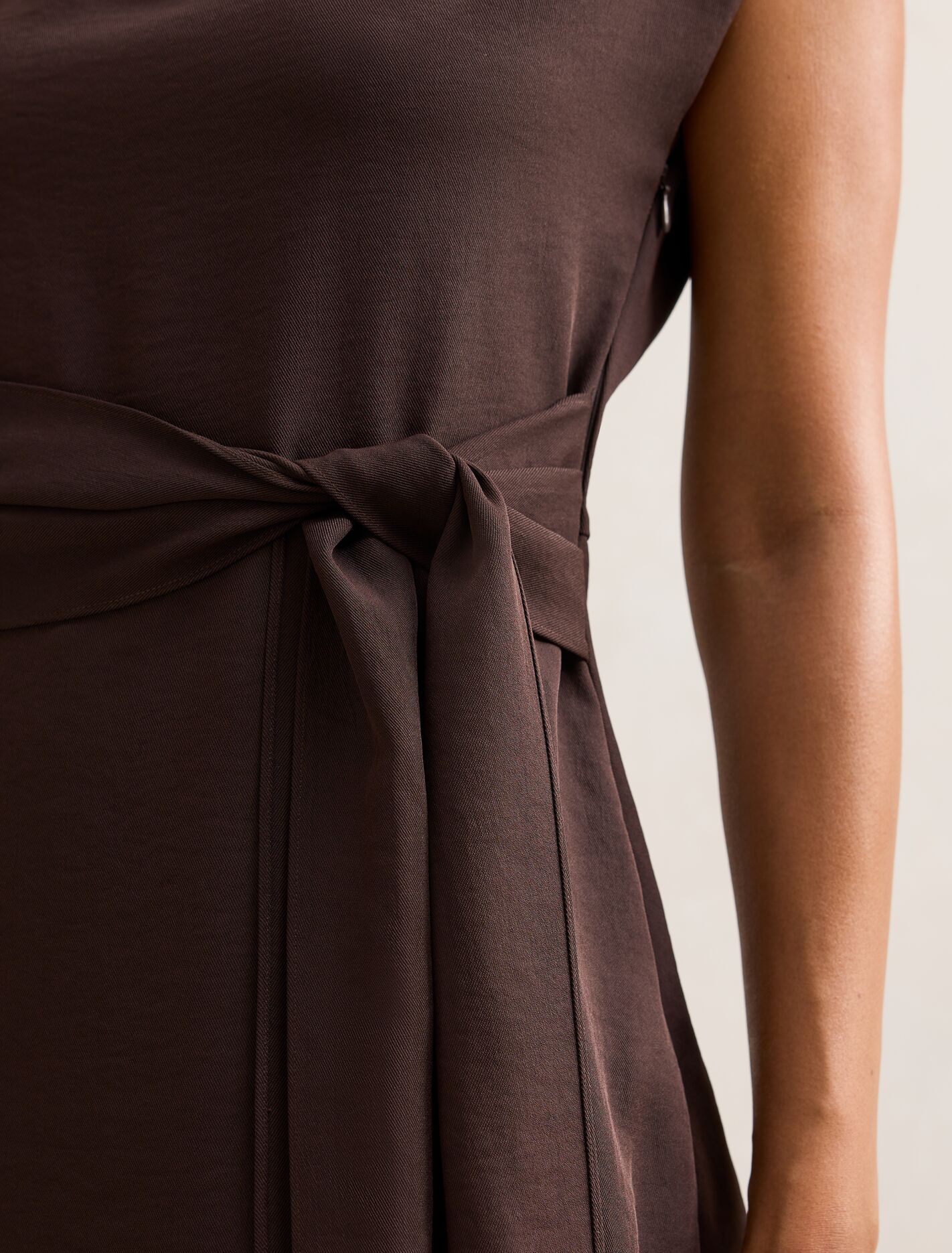 Peony Tie Front Mini Dress Forever New