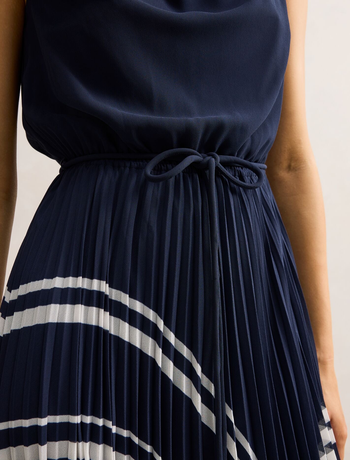 Addie Pleated Skirt Midi Dress