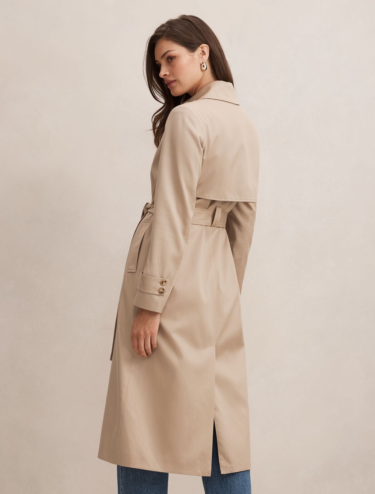 Ricky Soft Trench Coat Neutral | Forever New