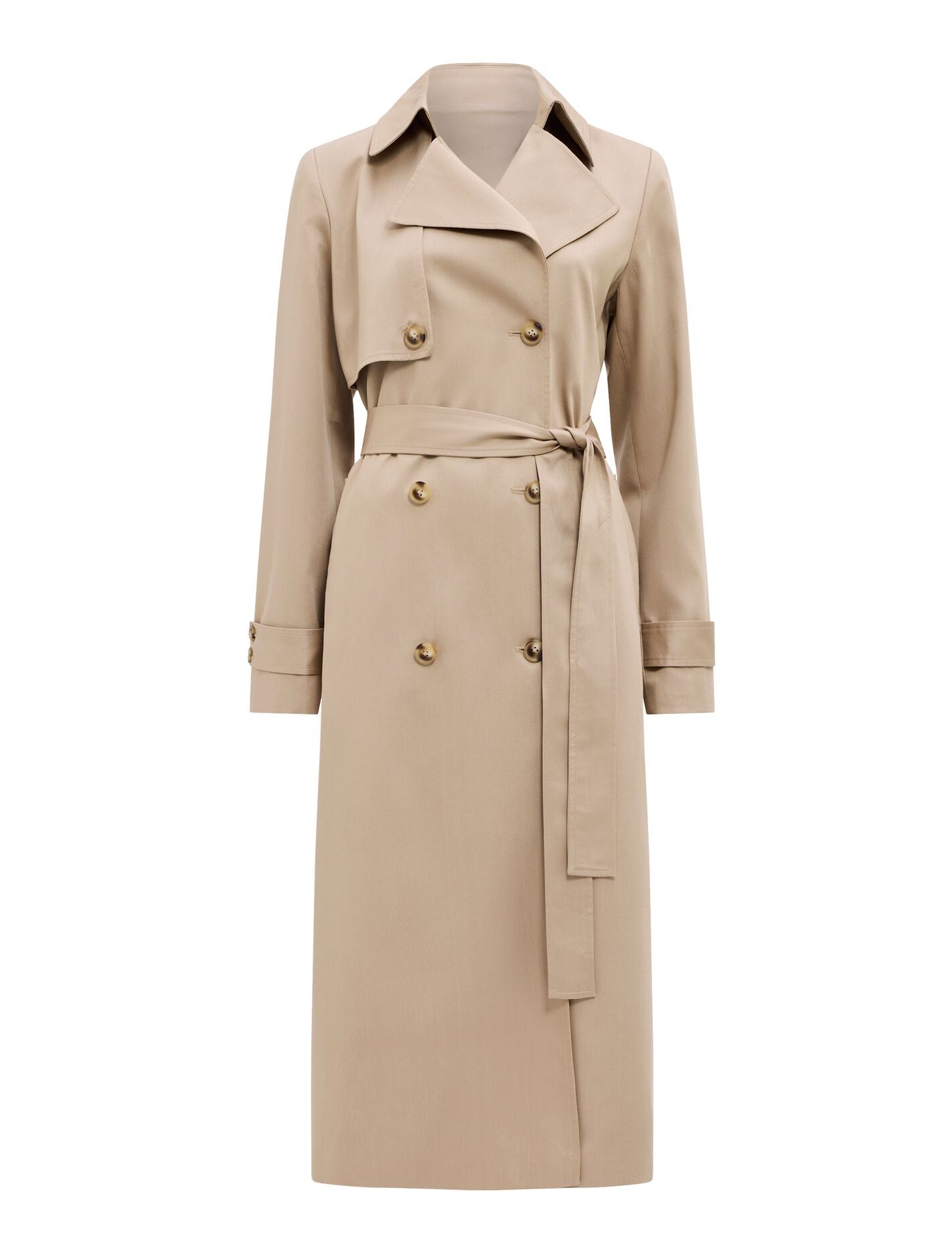 Ricky Soft Trench Coat Neutral | Forever New