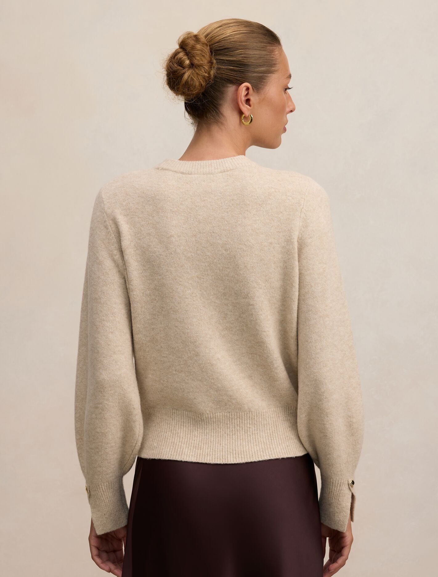 Ellie Cuff Detail Sweater Forever New