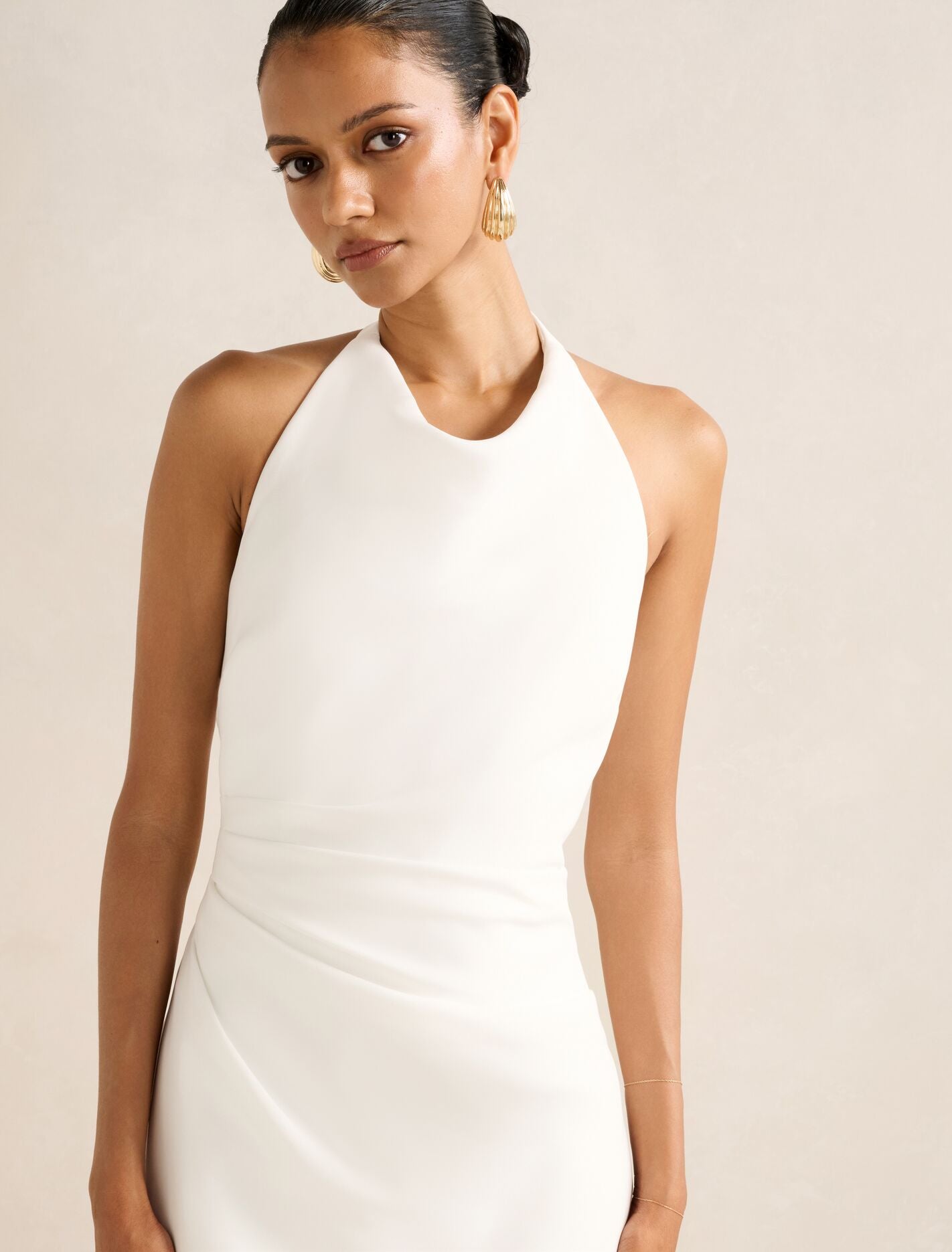 Tina Petite Halter Mini Dress Forever New