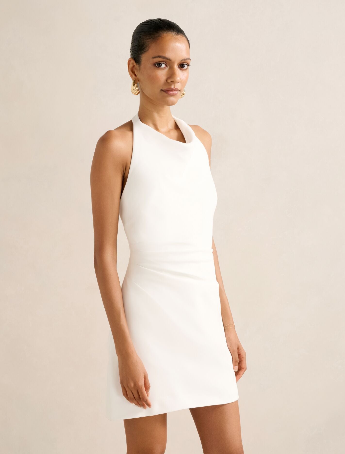 Tina Petite Halter Mini Dress Forever New