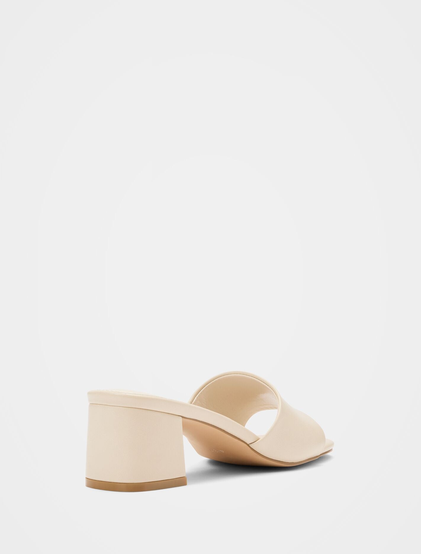 Blaire Block Heel Mule Nude | Forever New