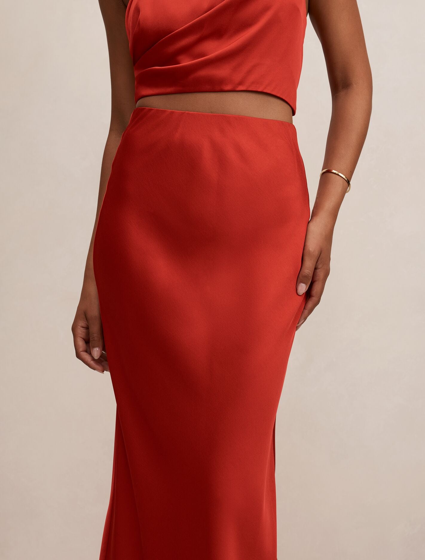 Melody Seam Detail Maxi Skirt Forever New