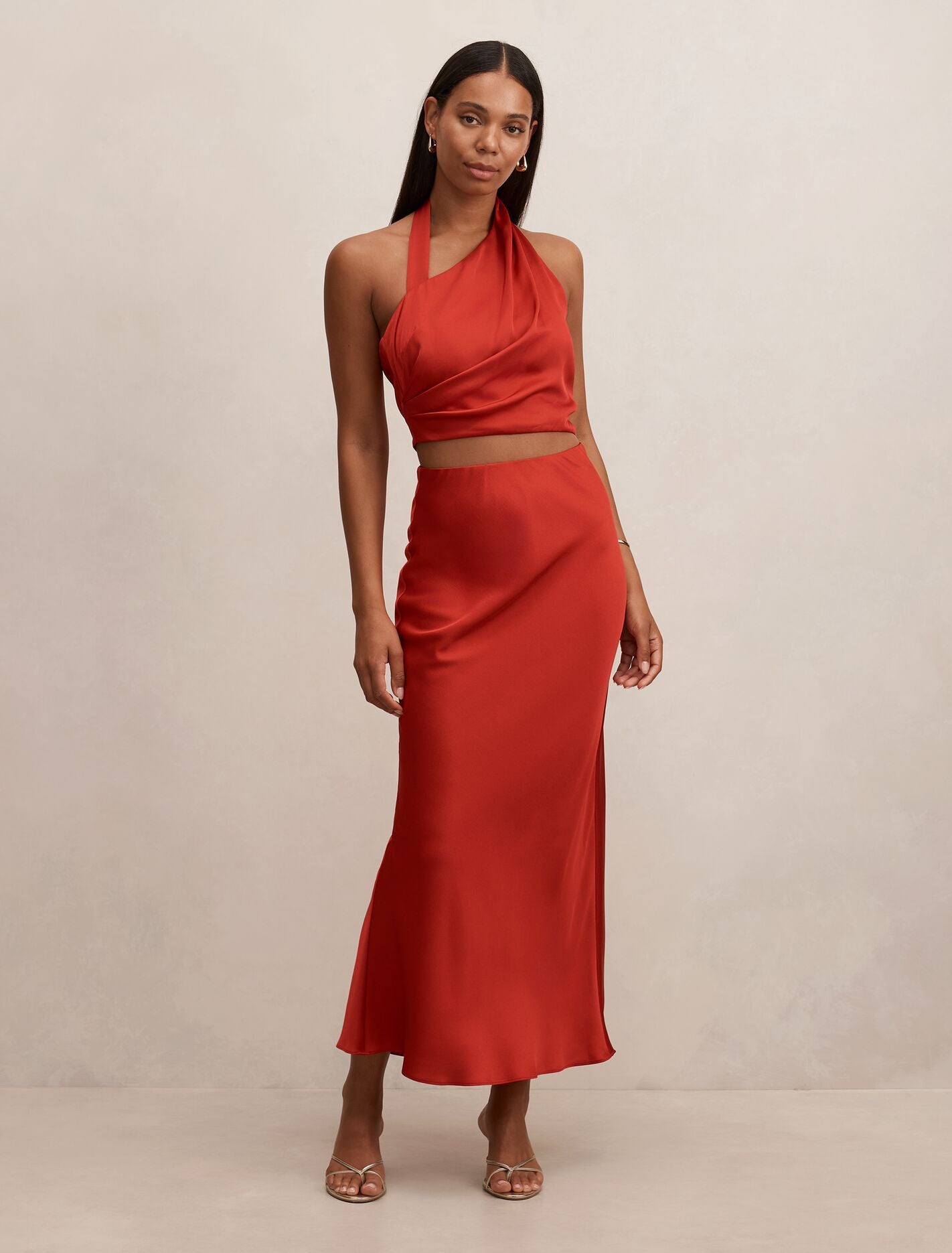 Melody Seam Detail Maxi Skirt Forever New