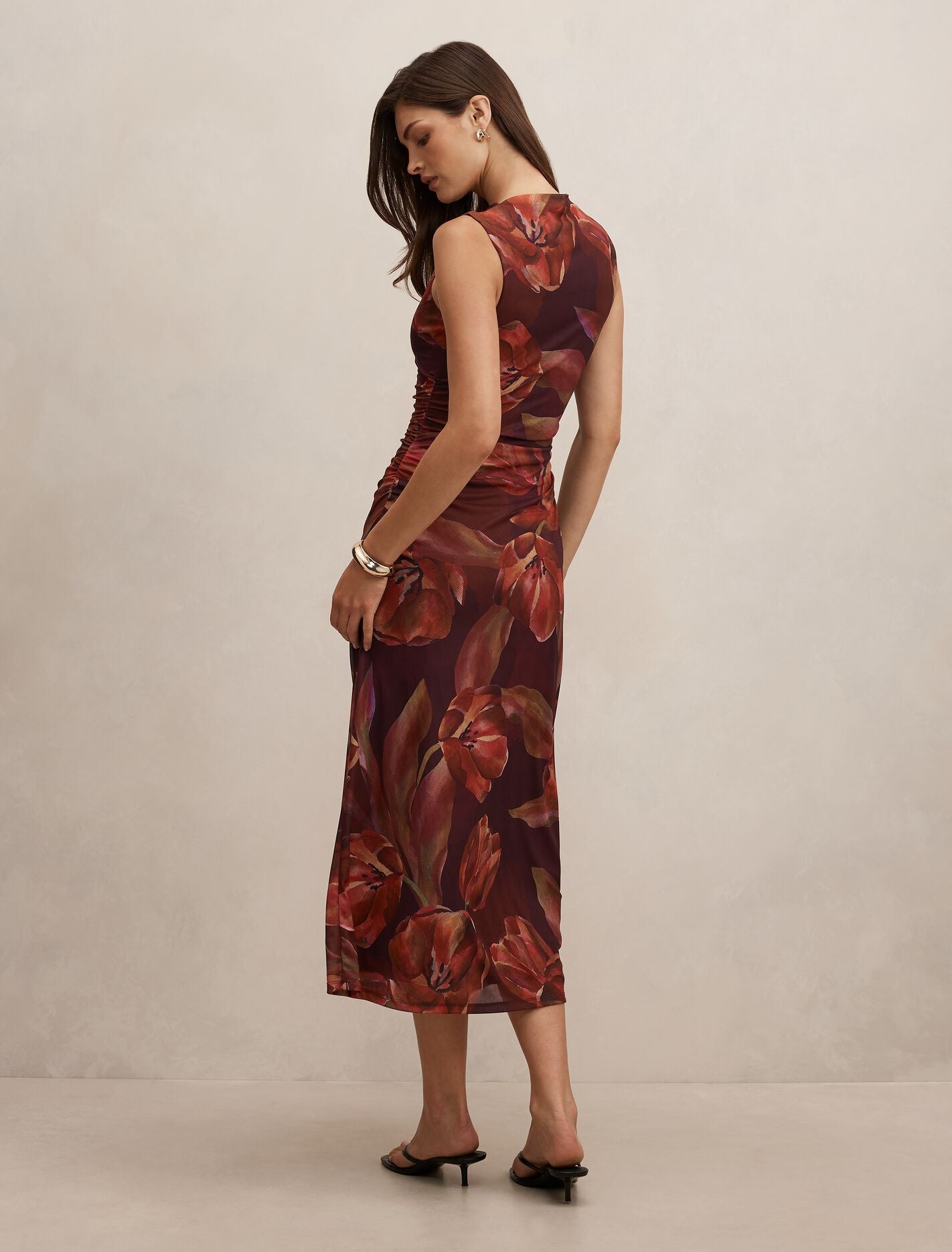 Allegra Mesh Midi Dress Forever New