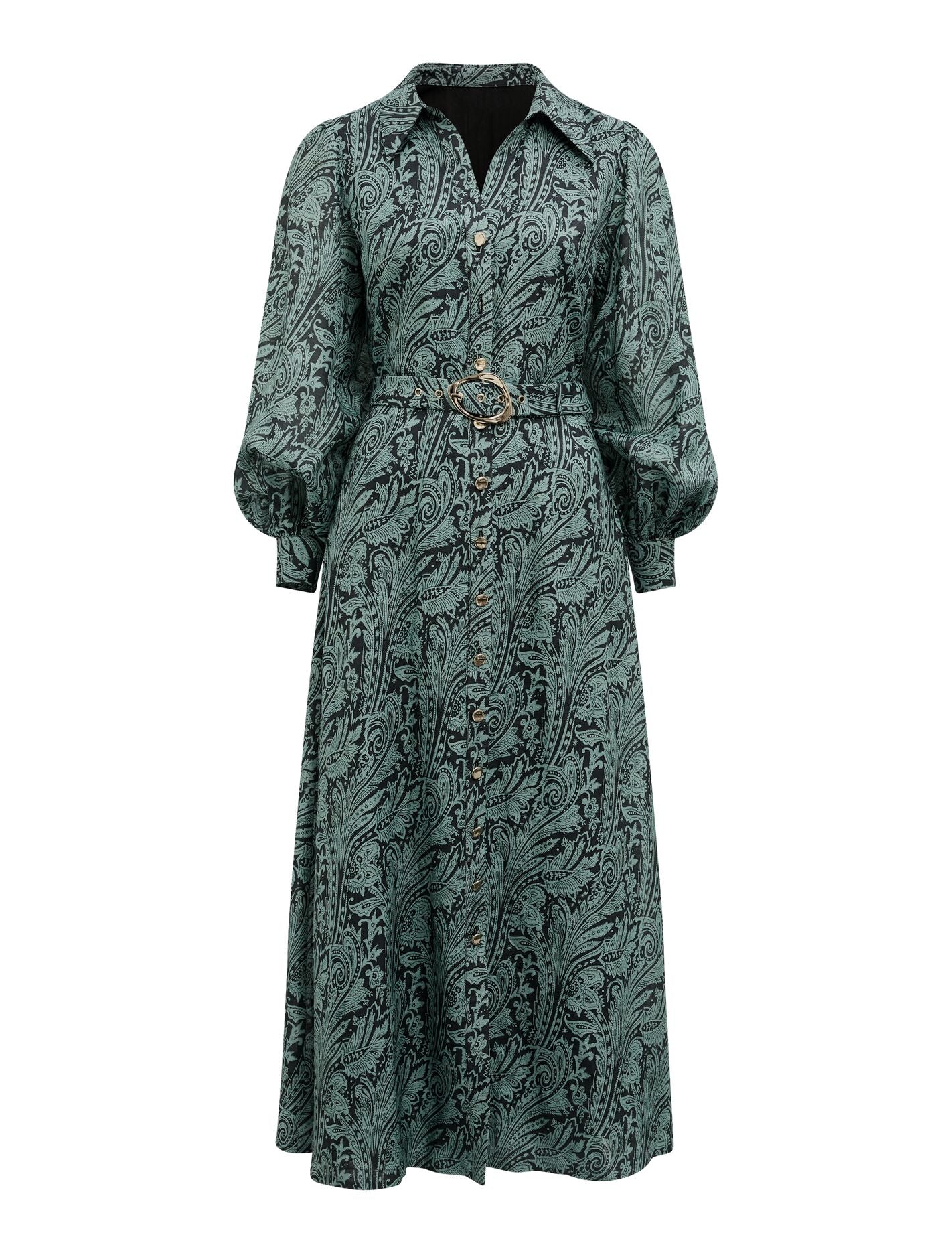 Hazel Shirt Midi Dress Nami Paisley | Forever New