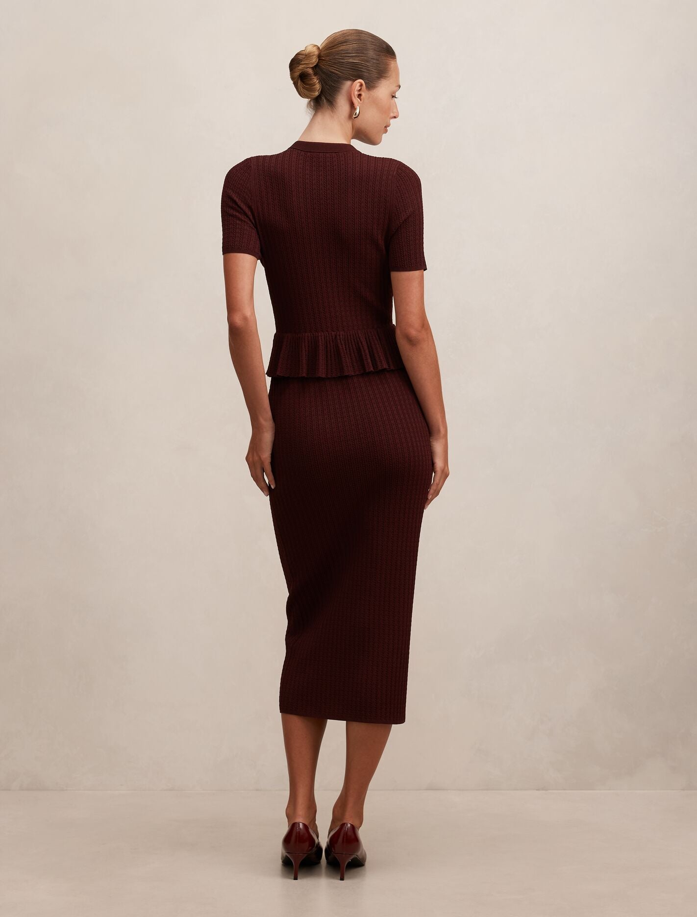 Tahlina Stitch Interest Midi Dress Forever New