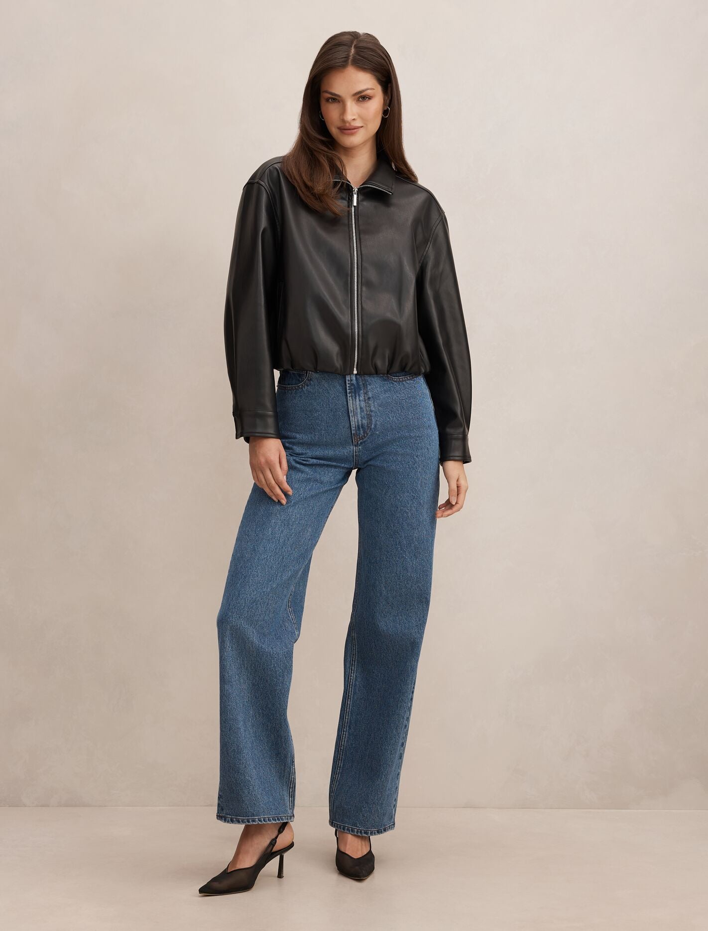 Julia Pu Funnel Neck Jacket Forever New