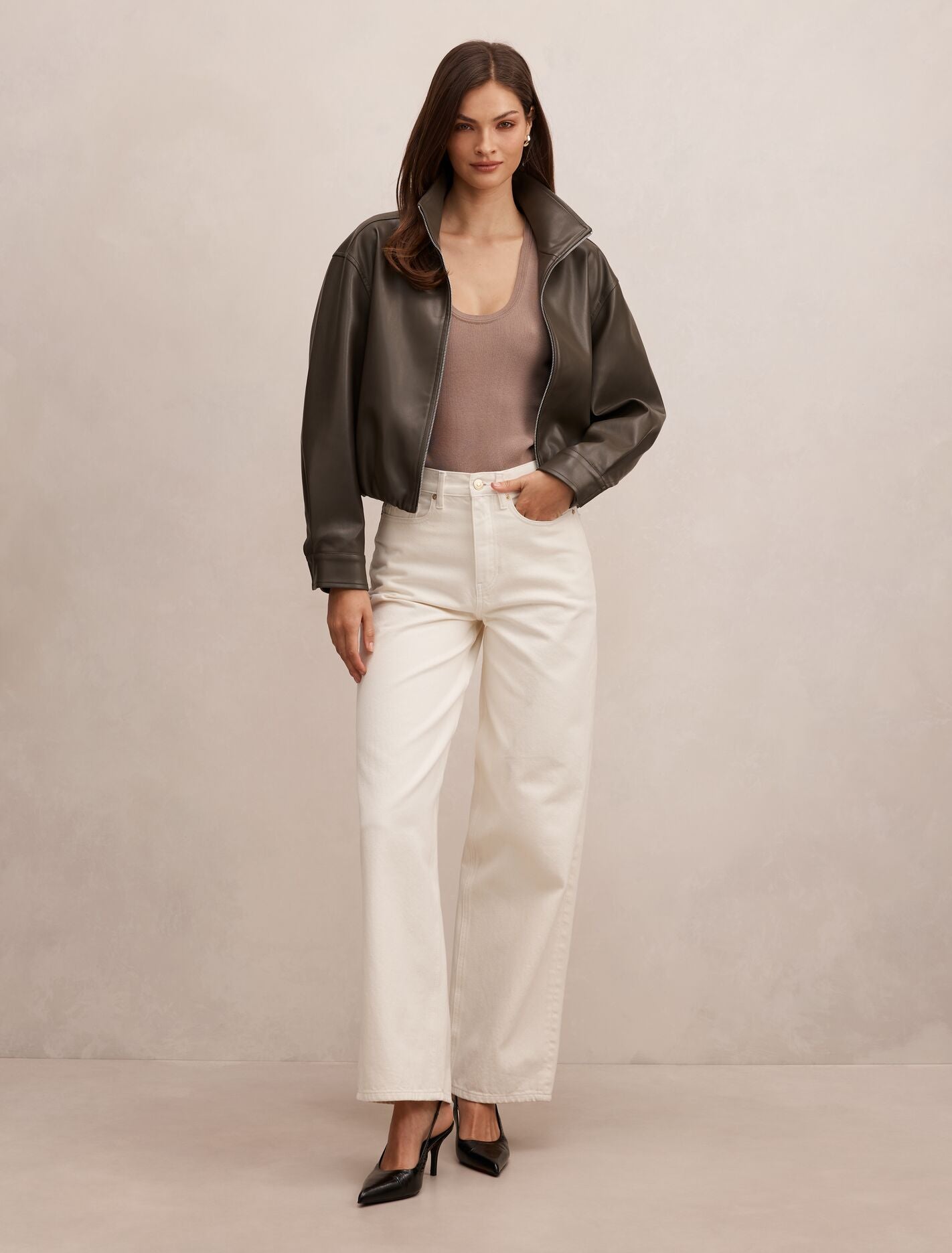 Julia Pu Funnel Neck Jacket