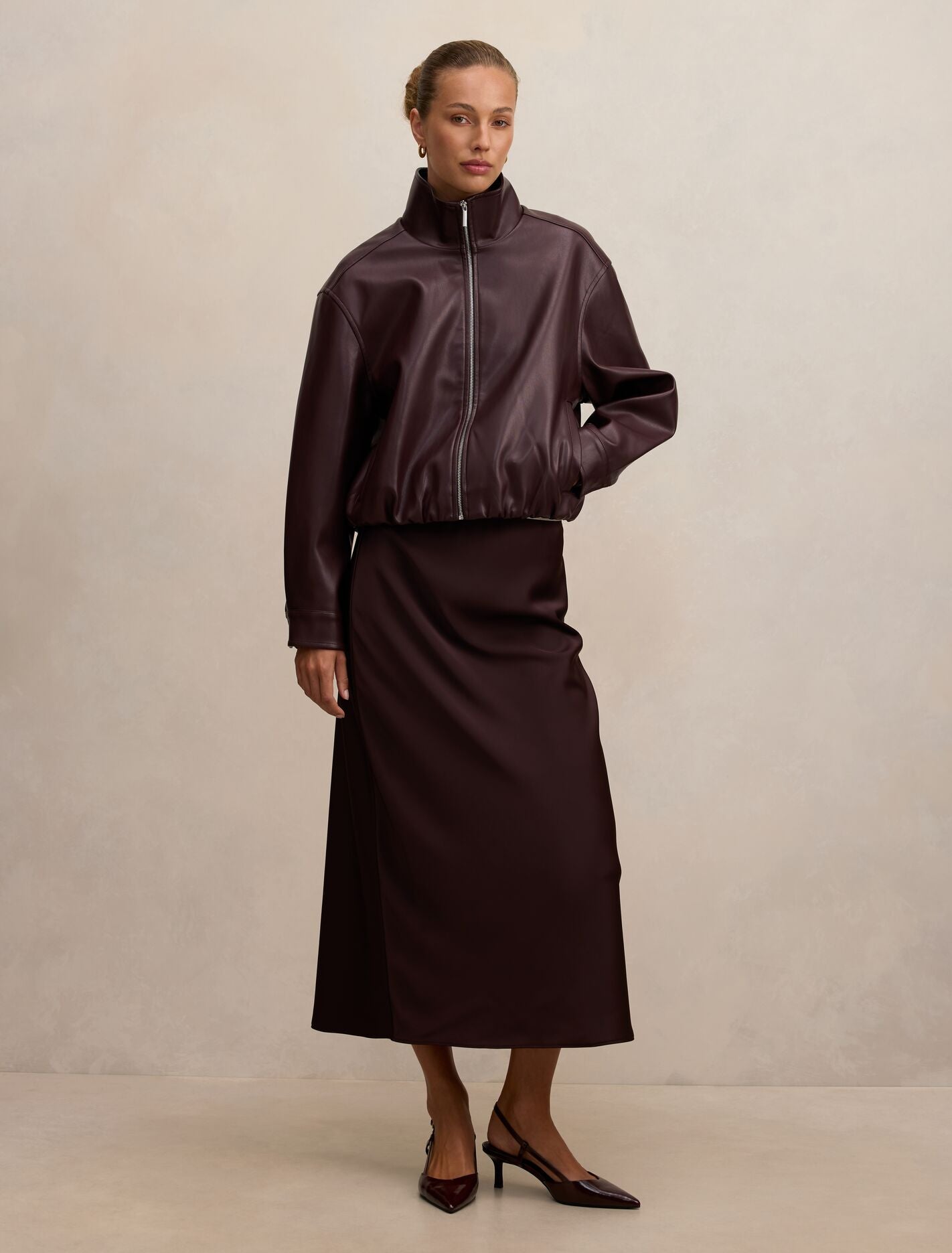 Julia Pu Funnel Neck Jacket Forever New