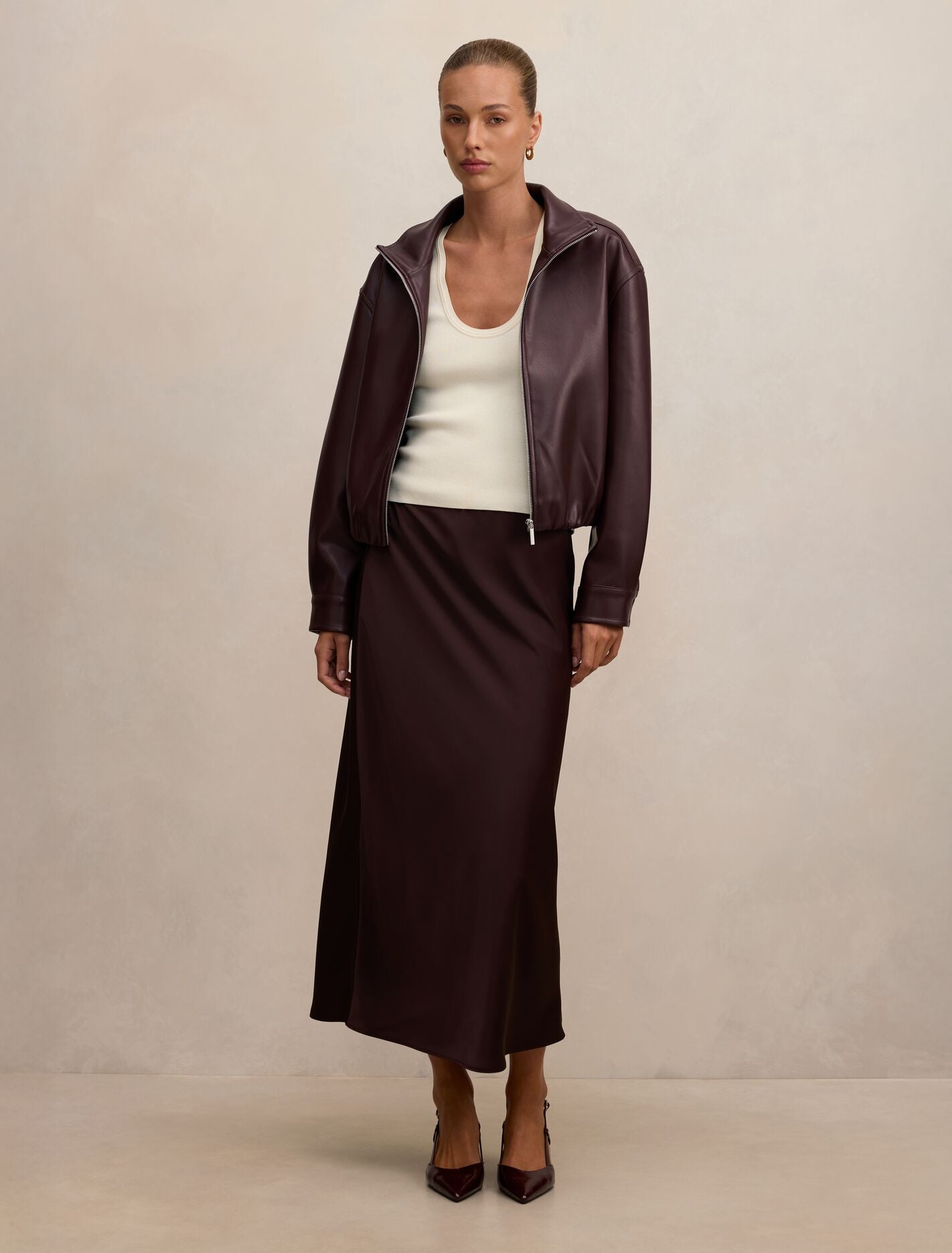 Julia Pu Funnel Neck Jacket Forever New