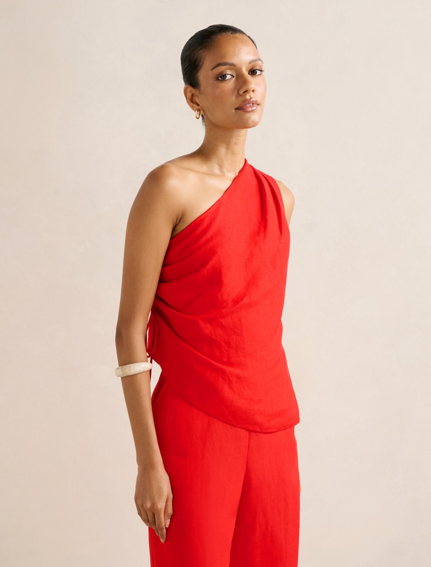 Noah Petite One Shoulder Top