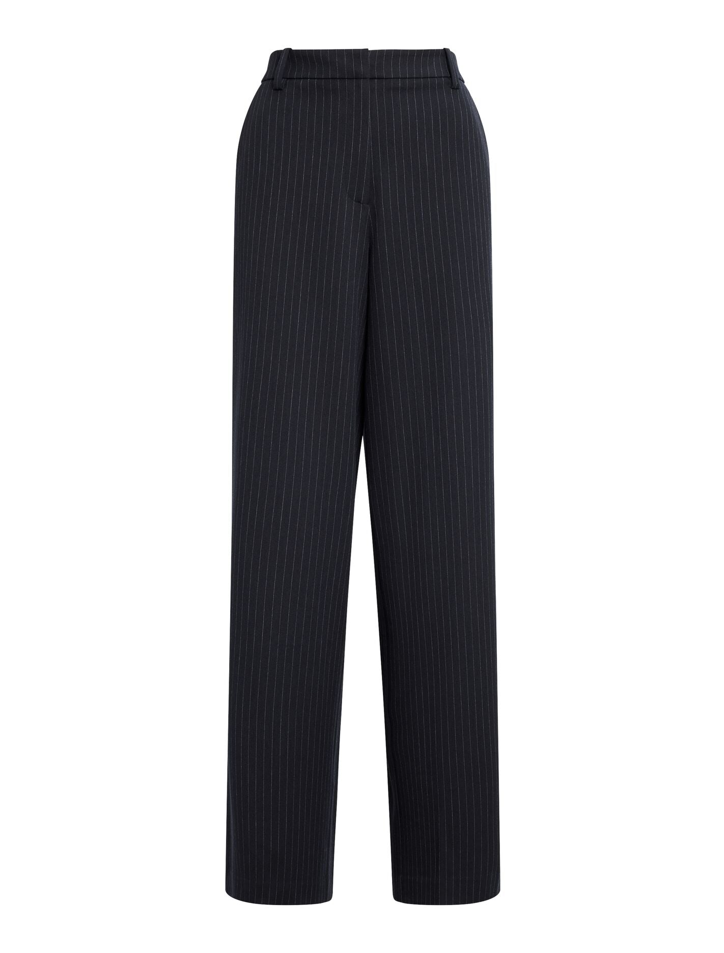 Paloma Pinstripe Wide Leg Pants Navy Pinstripe Suit | Forever New
