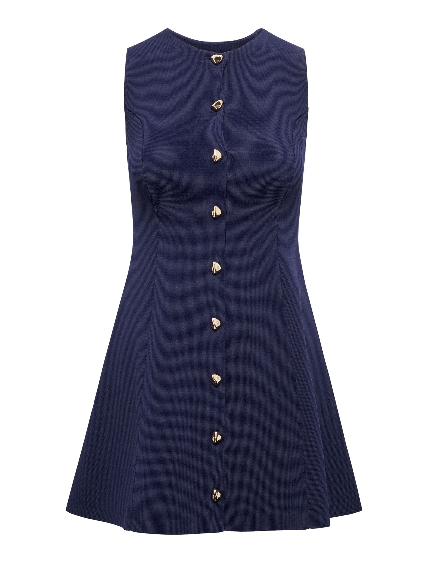 Lucienne Petite Fit And Flare Knit Mini Dress Forever New