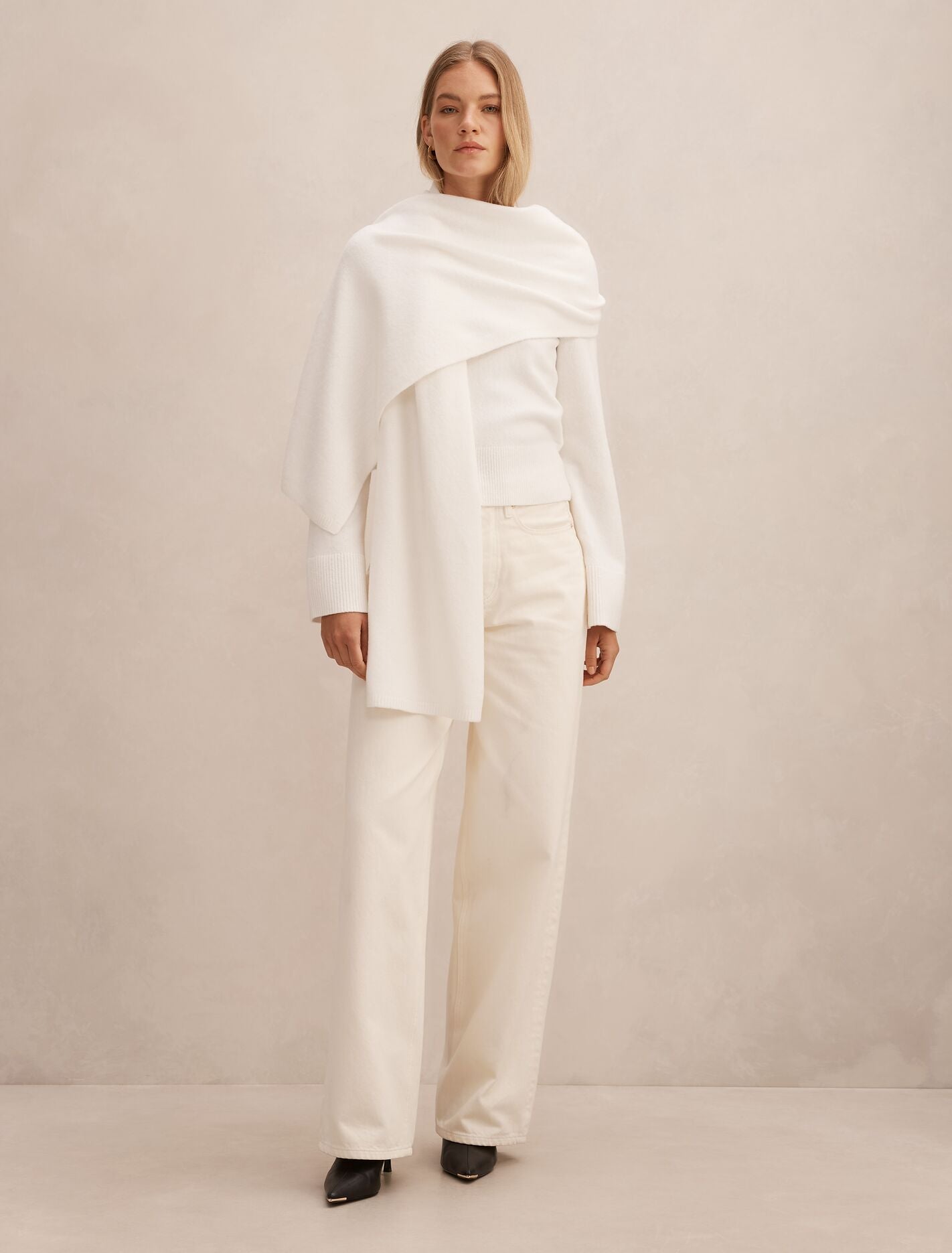 Melody Scarf Detail Sweater Forever New