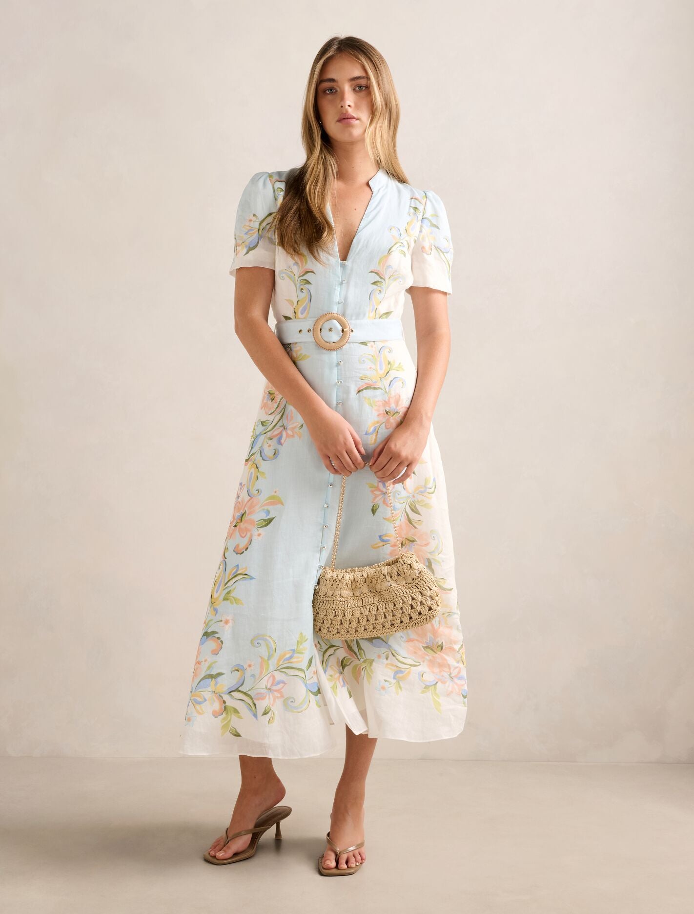 Briana Printed Shirt Dress Forever New