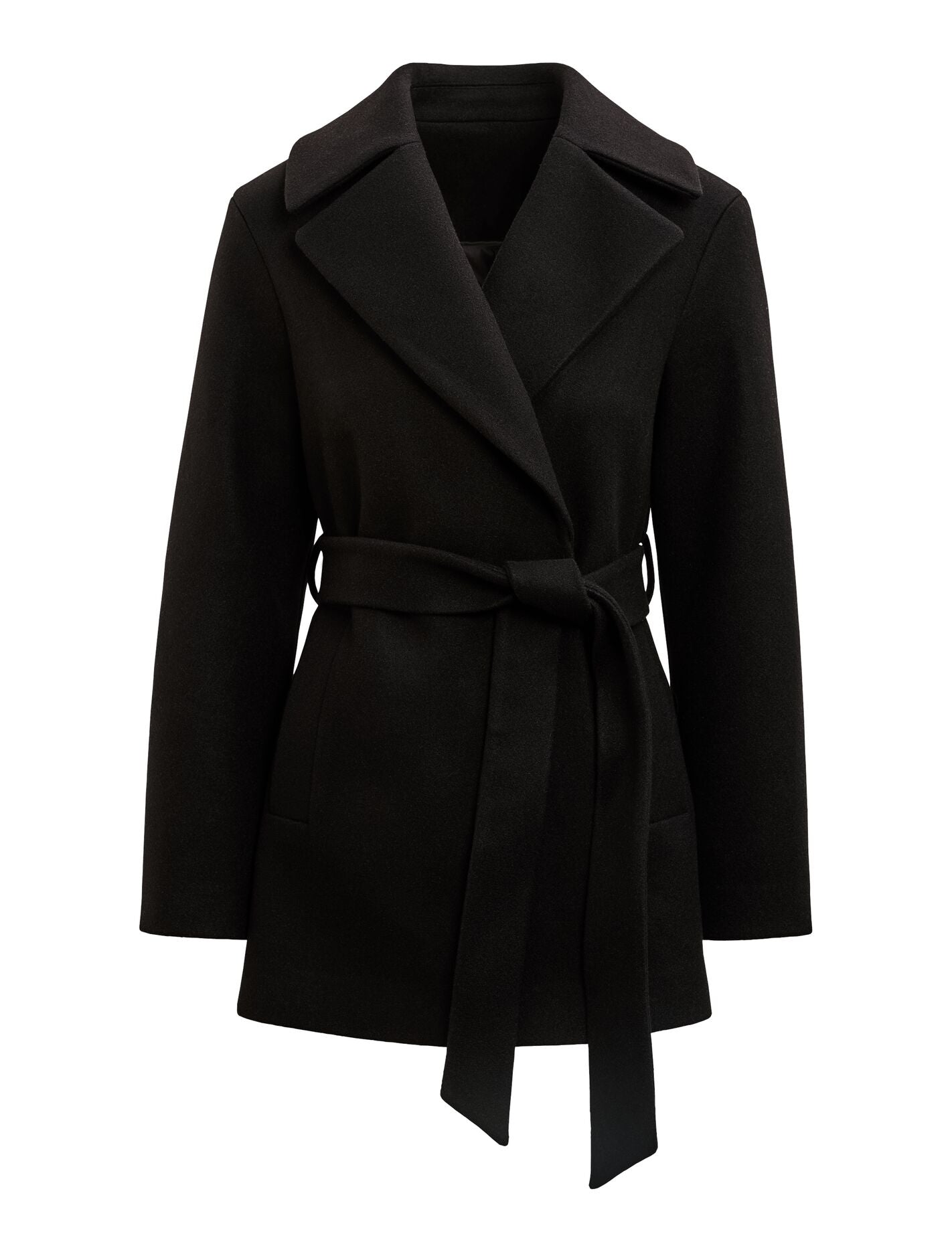 MAGLIANO マリアーノ 20FW FATALE WRAP COAT M Sabrina Short Wrap Coat Black | Forever New