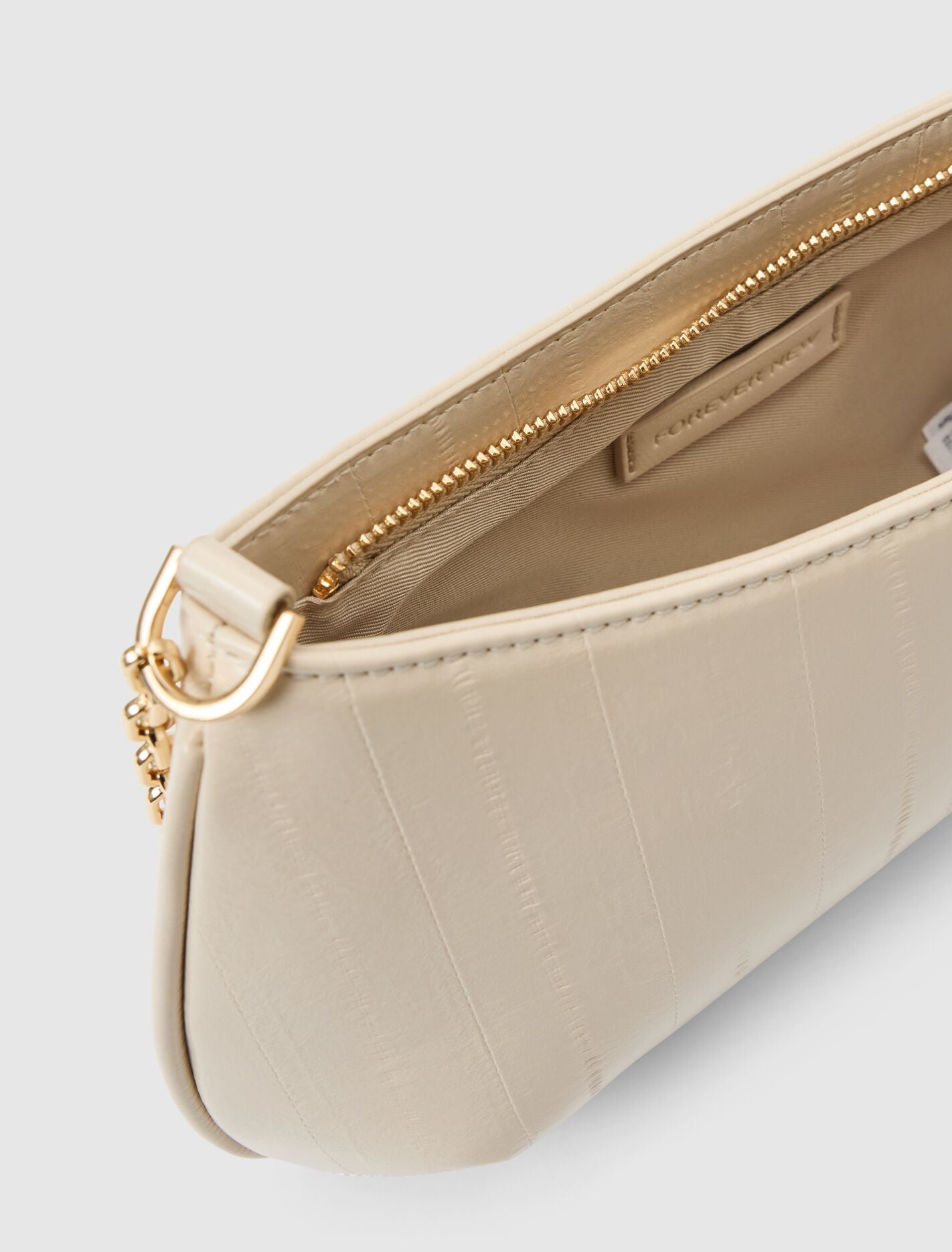 Arabella Chain Shoulder Bag Ivory | Forever New